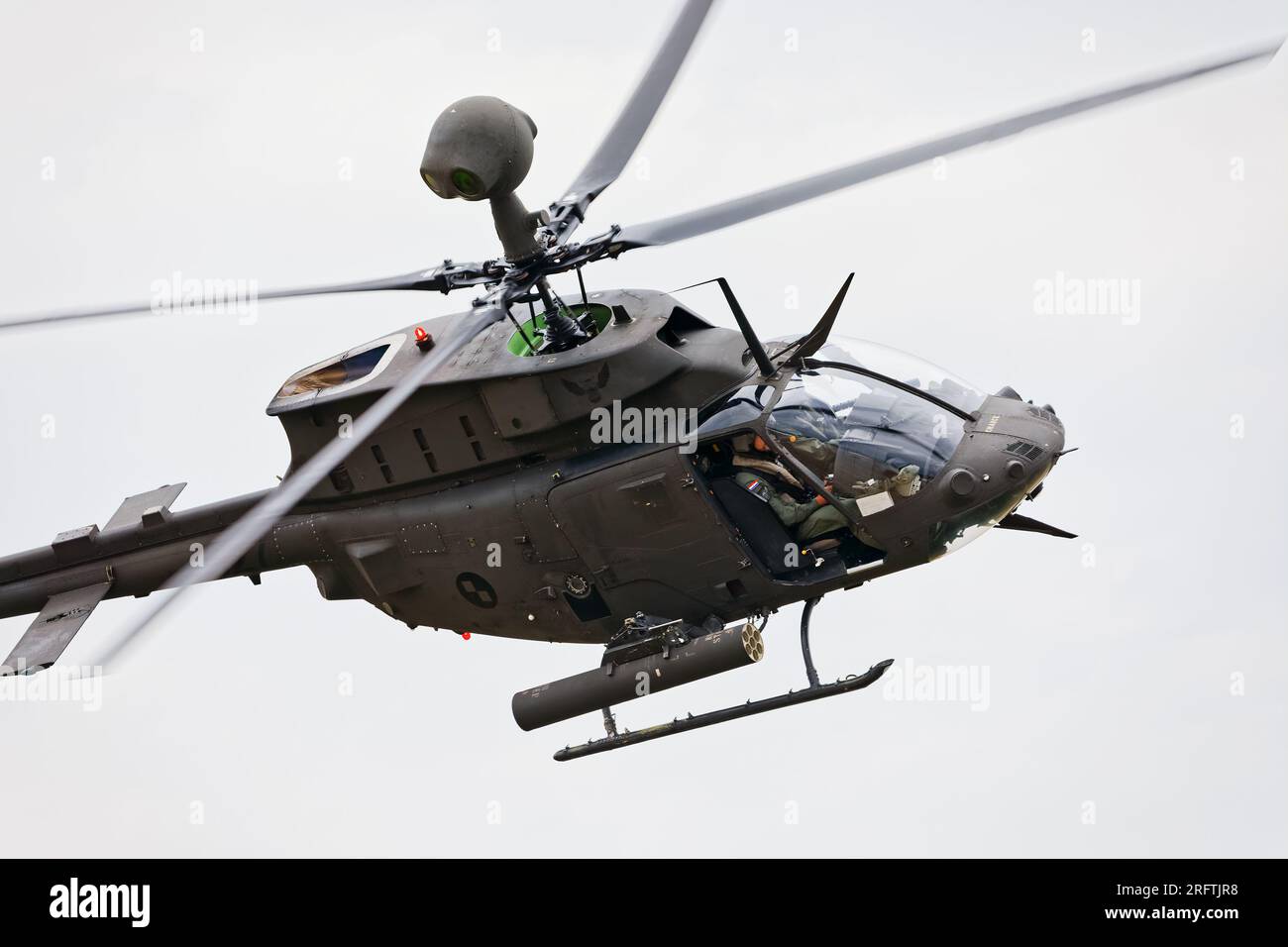 Croatian Military OH-58D Kiowa Warrior Helicopter at Varazdin Airshow ...