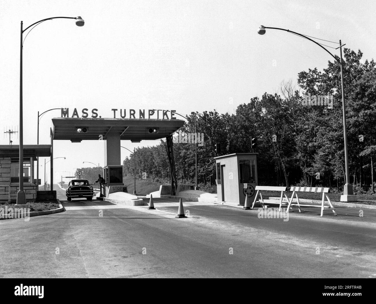 Massachusetts c.1958 The Massachusetts Turnpike Stock Photo Alamy