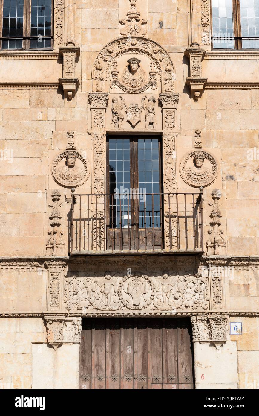 Casa de las muertes de Salamanca Stock Photo