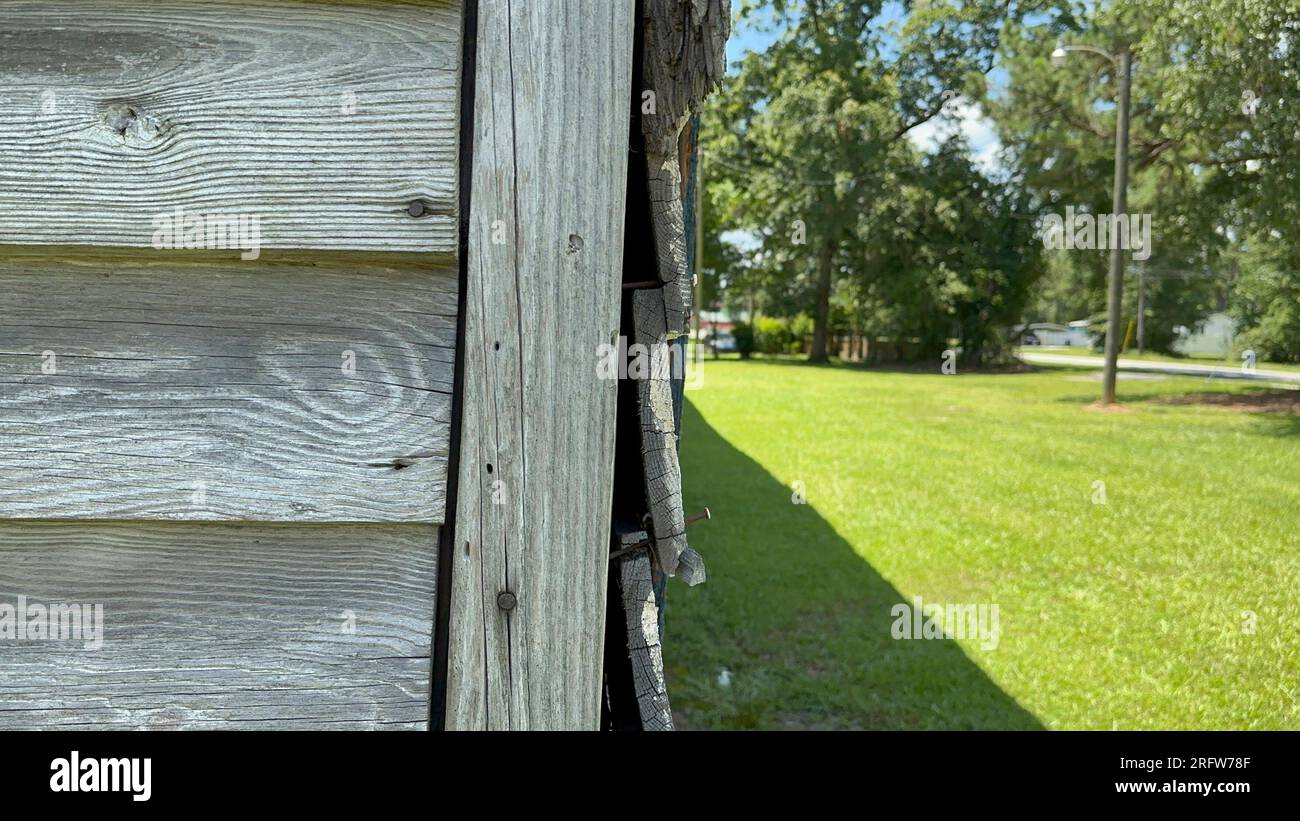 An old Rosenwald School in Gifford, S.C., is shown Tuesday, July 11