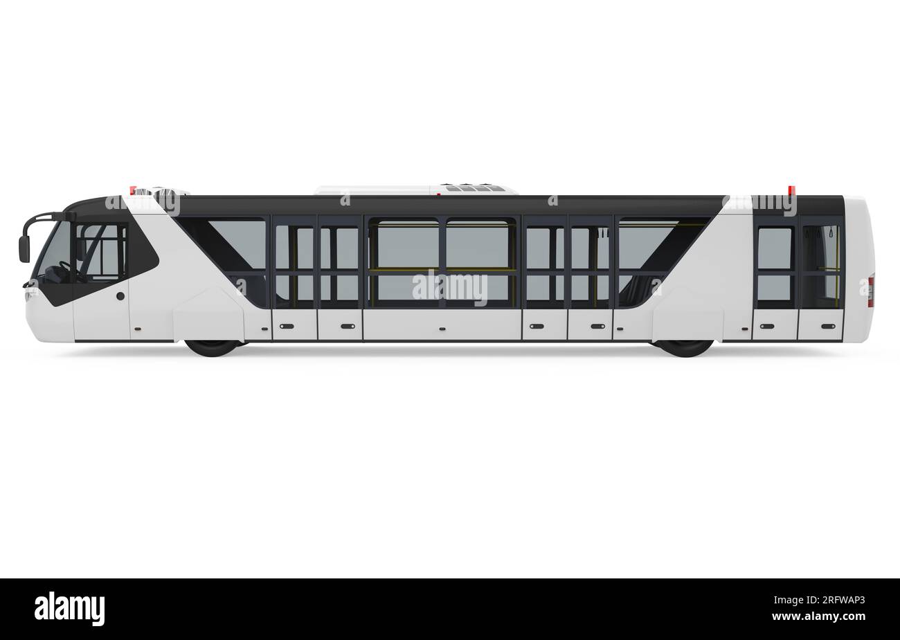 Airport Shuttle Bus Isolated Stock Photo Alamy