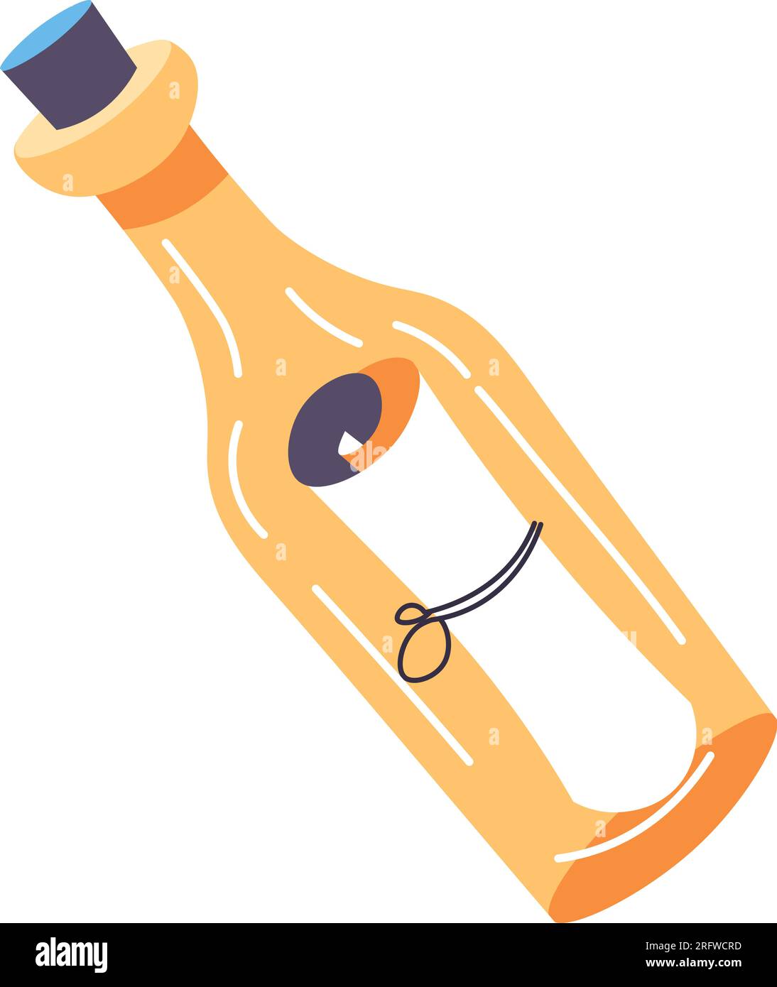 Glass Message Vector Bottled message, letter in glass jar adventure Stock Vector Image & Art ...