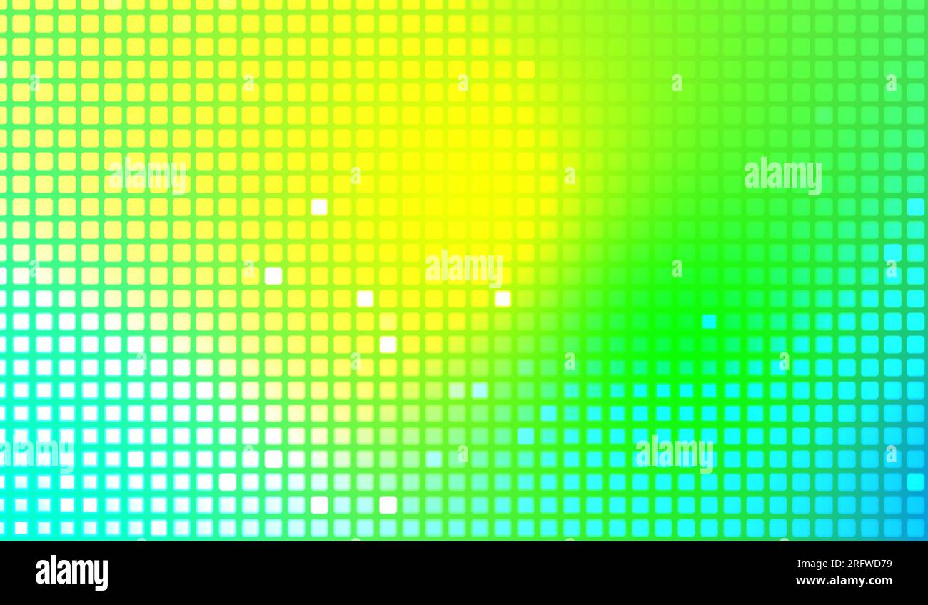 3D abstract digital technology green light particles on green ...