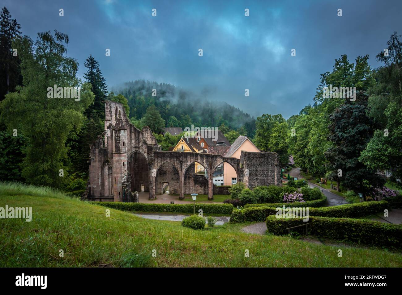 Kiche in a beautiful landscape in Germany, beautiful surroundings ...