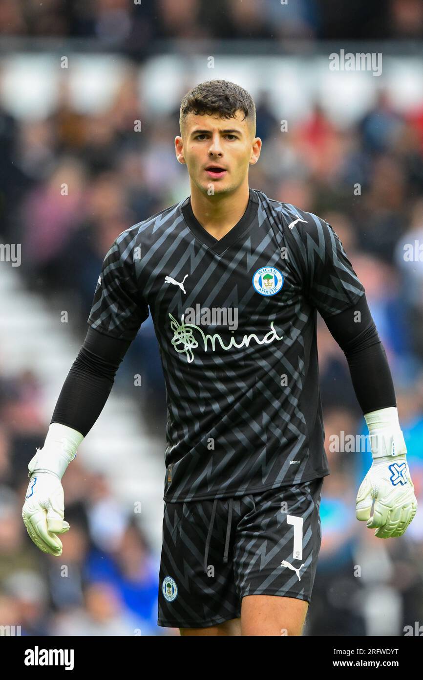 Sam Tickle of Wigan Athletic during the Sky Bet League 1 match between ...