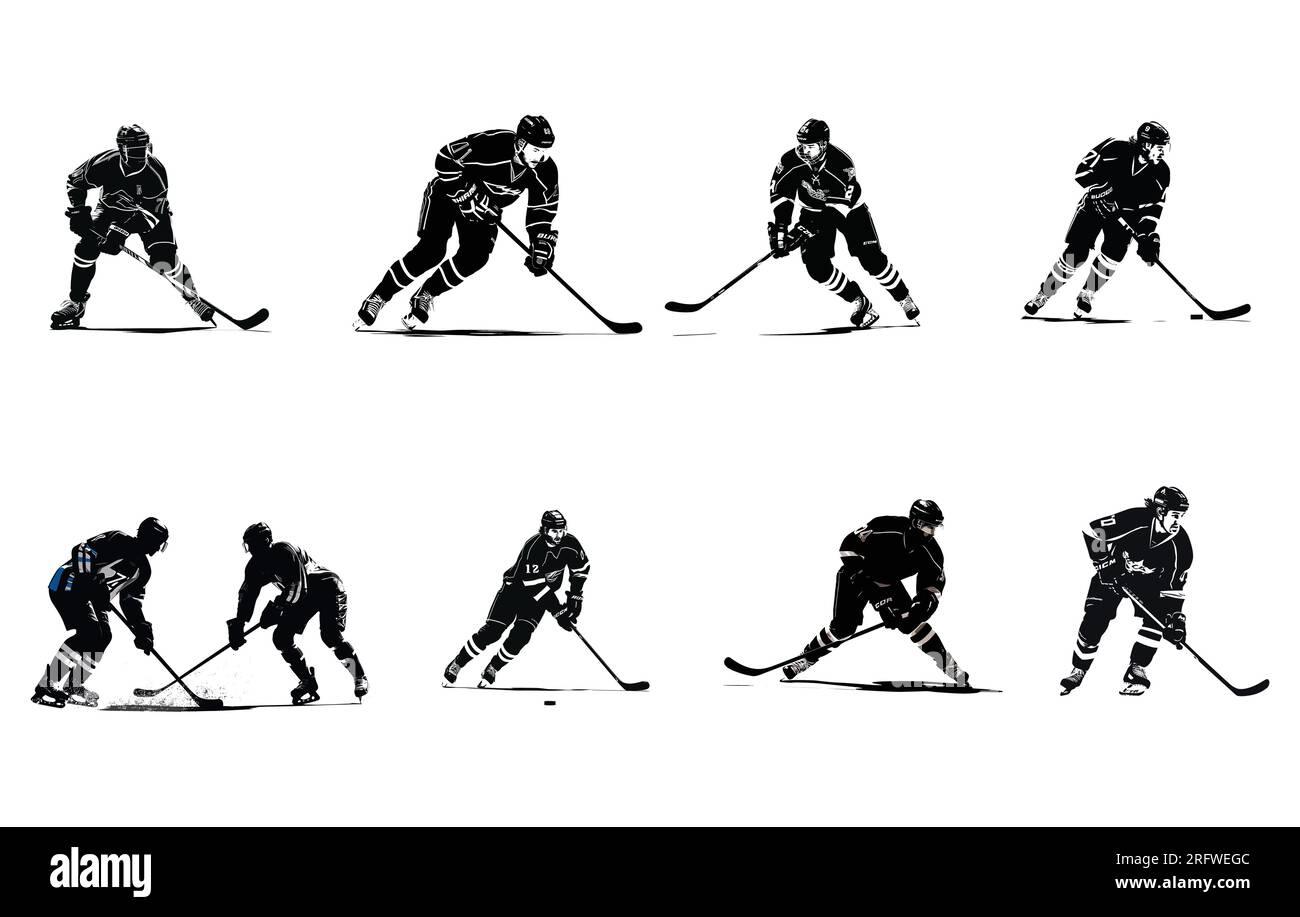 Hockey stick cut out Stock Vector Images Alamy