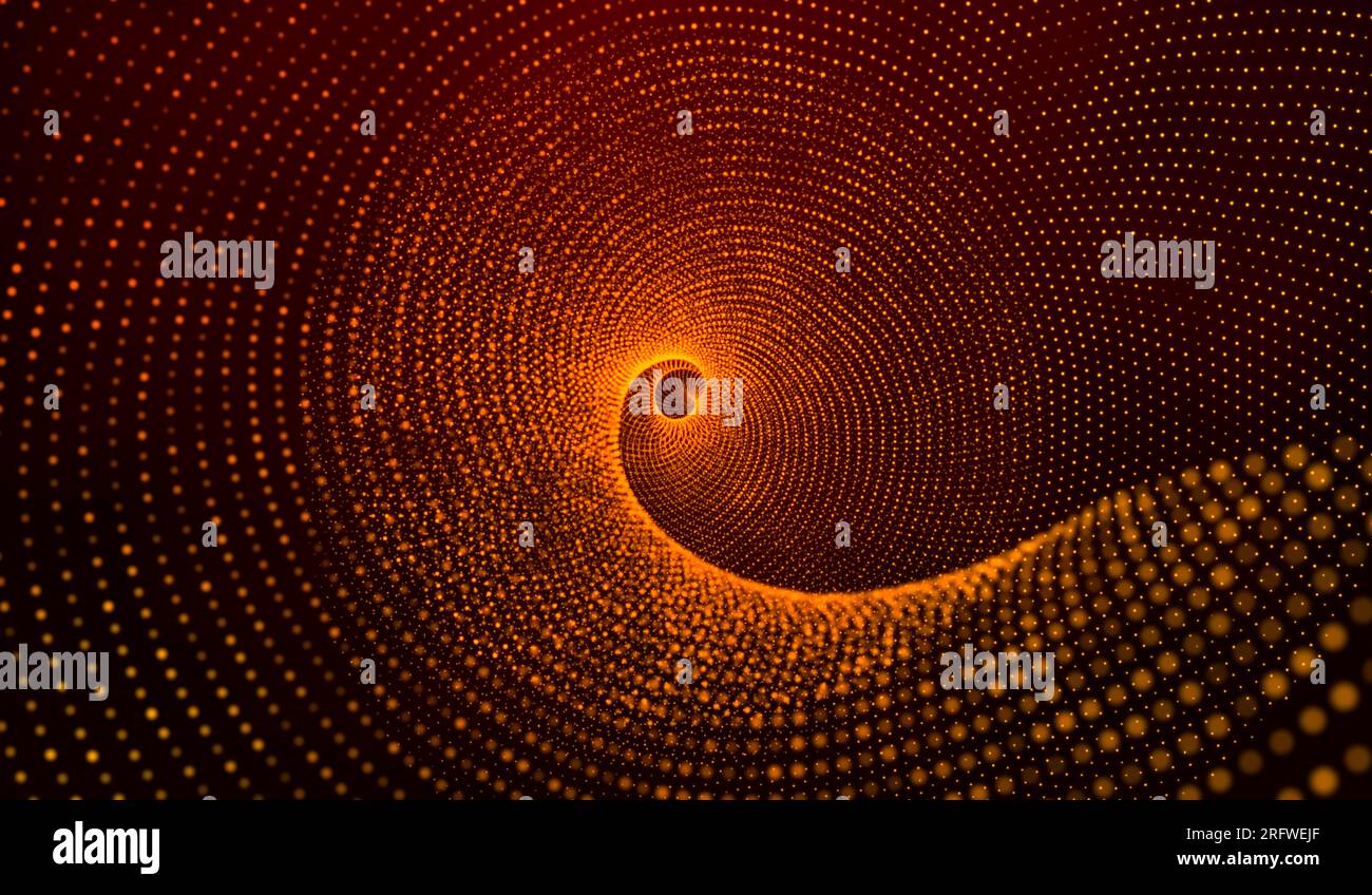 Digital animation red particles flying hi-res stock photography and ...