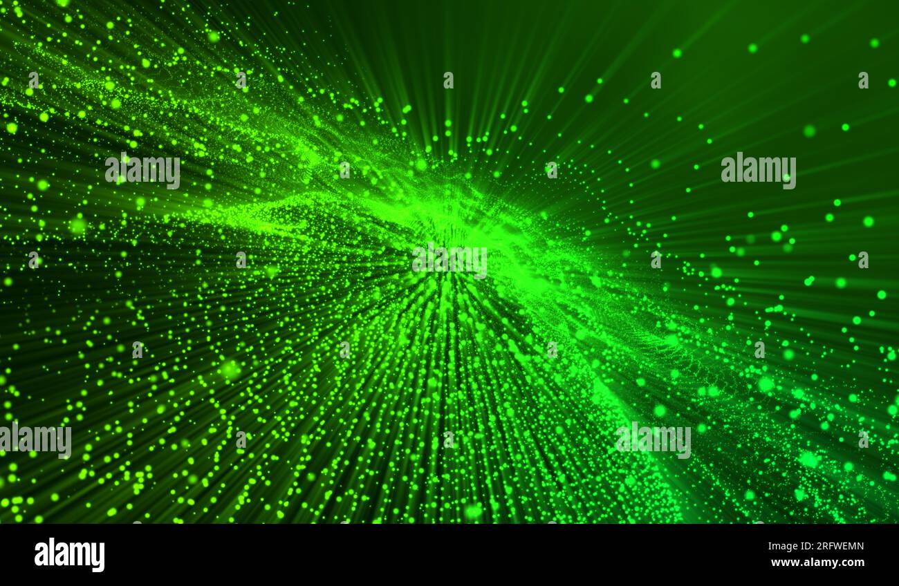 3d dynamic futuristic animation green hi-res stock photography and ...