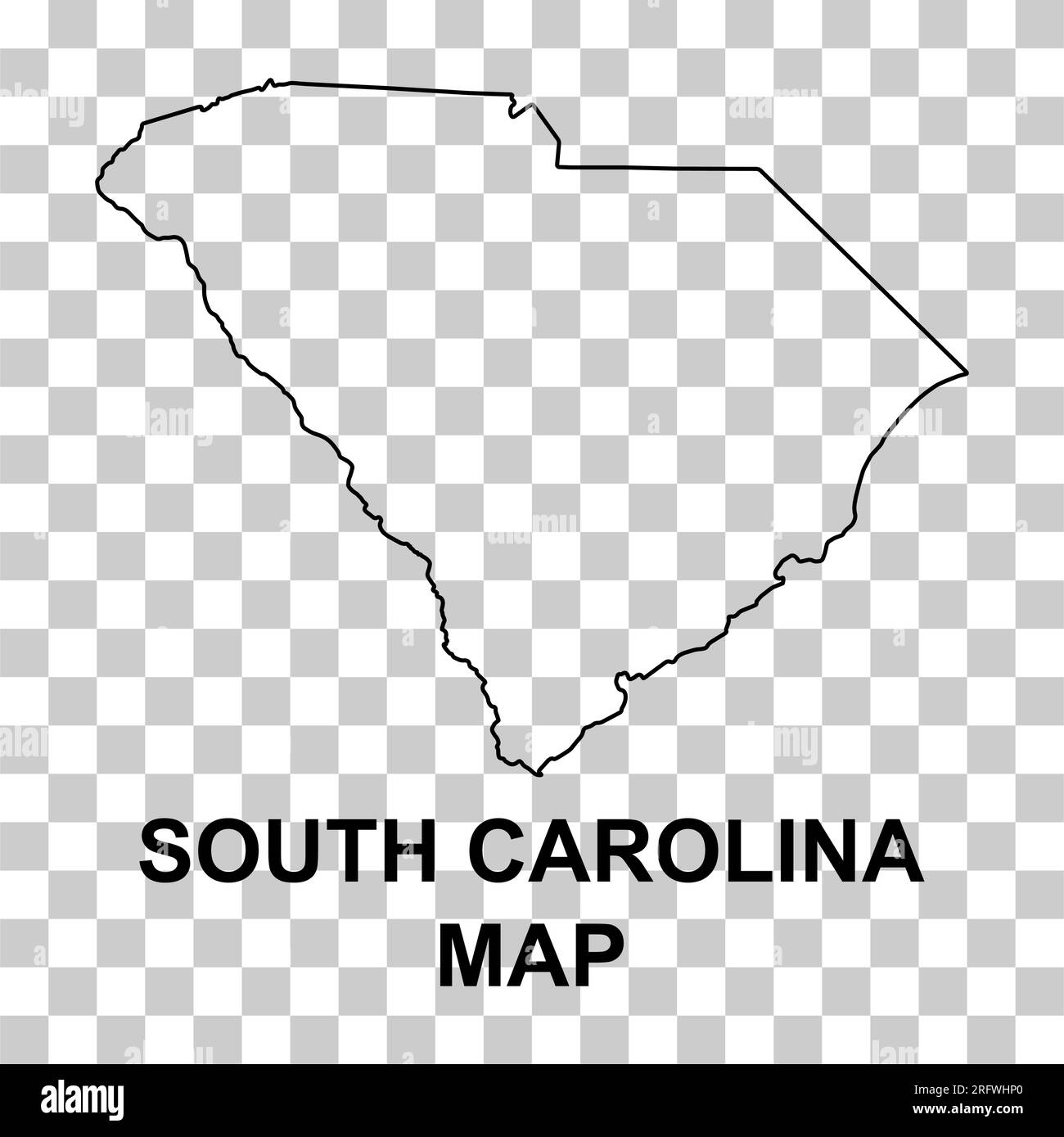 South carolina map shape united - South Carolina Map Shape United States Of America Flat Concept Icon Symbol Vector Illustration 2RFWHP0 