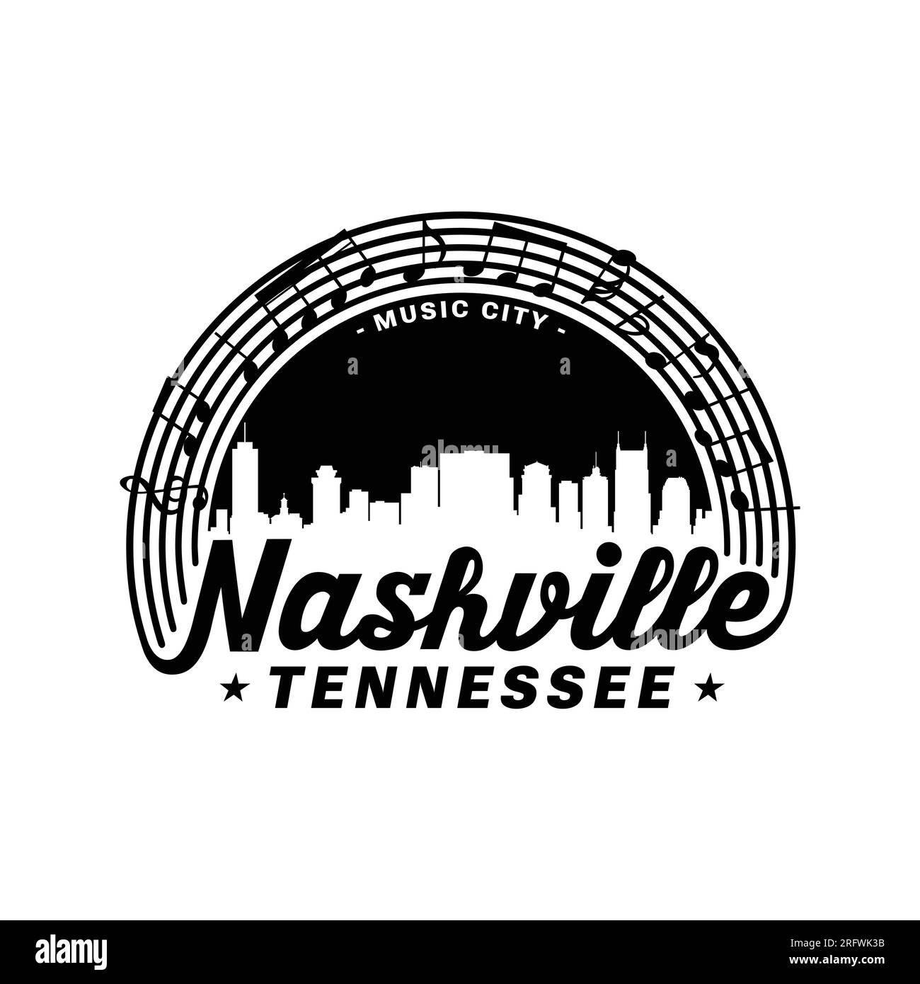 Nashville skyline illustration hires stock photography and images Alamy