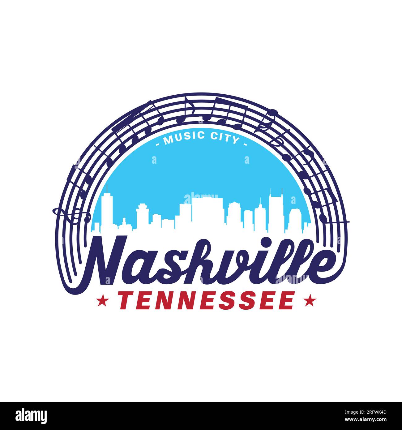 Nashville Tennessee USA Logo Design Template Vector And nashville-tennessee-usa-logo-design-template-vector-and