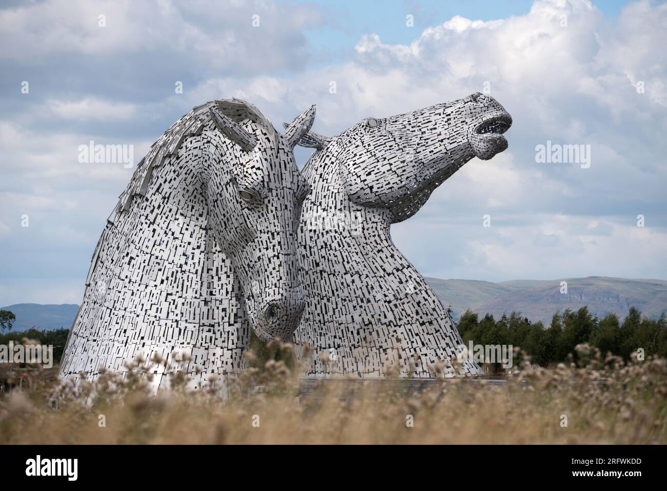 The Kelpies, largest equine sculptures in the world, Falkirk, Scotland
