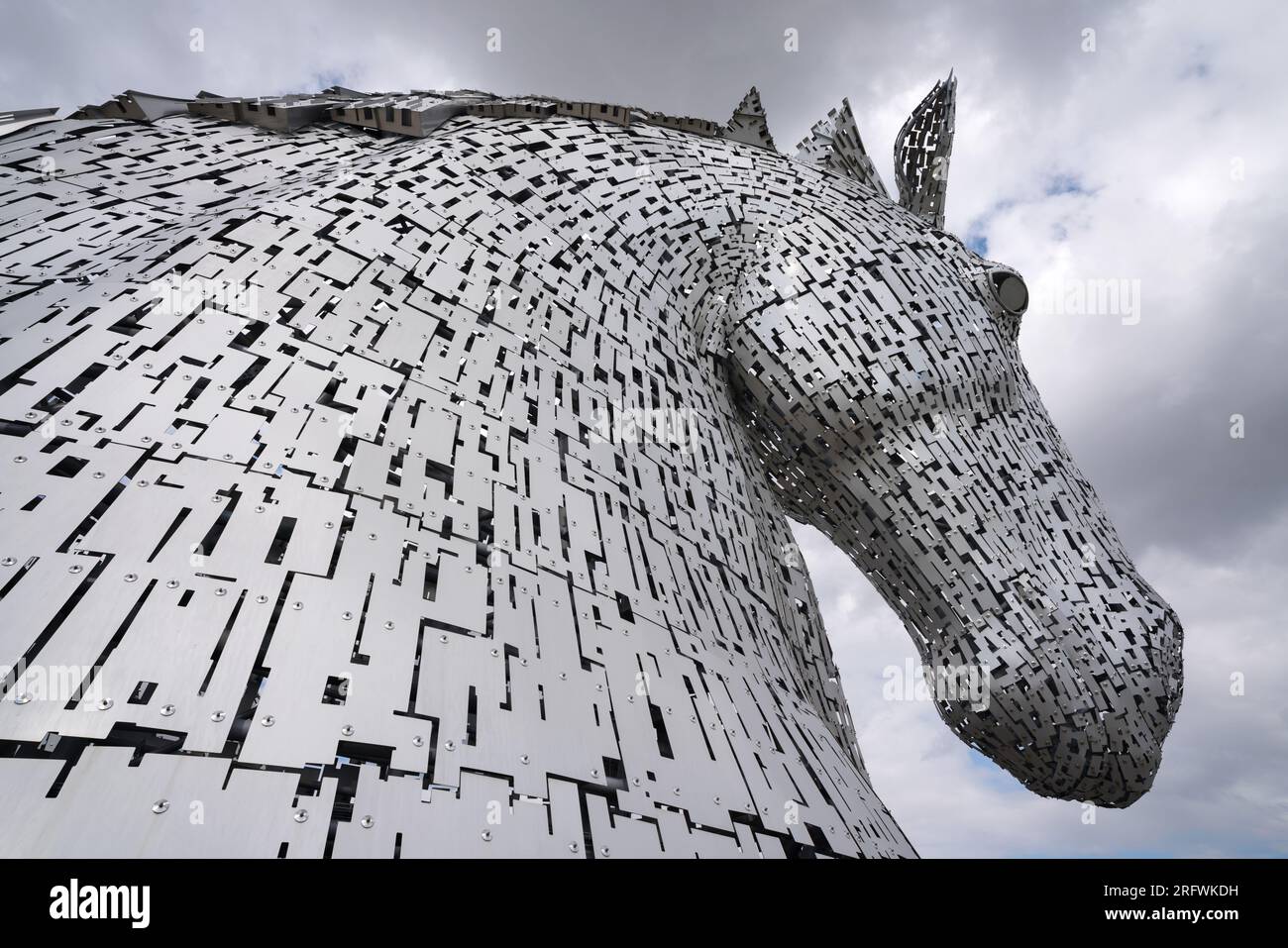 The Kelpies, largest equine sculptures in the world, Falkirk, Scotland