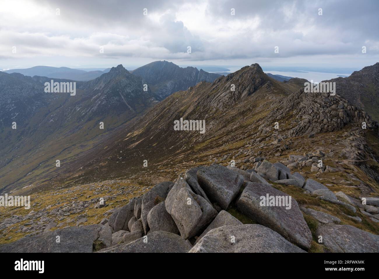 Goatfell ridge hi-res stock photography and images - Alamy