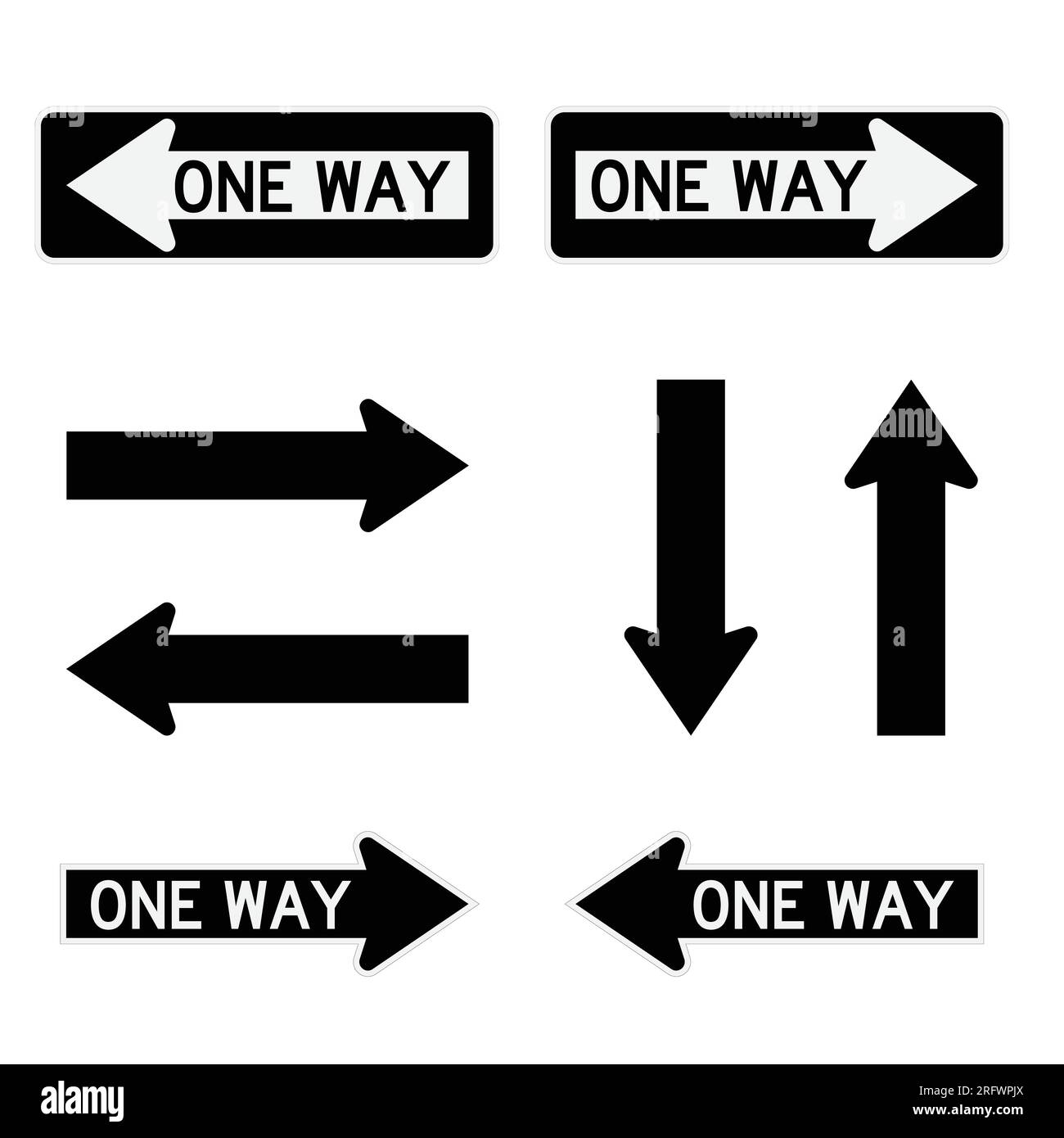 Sigo Signs One Way Sign With Left Arrow - Durable Indoor/Outdoor Directional Sign