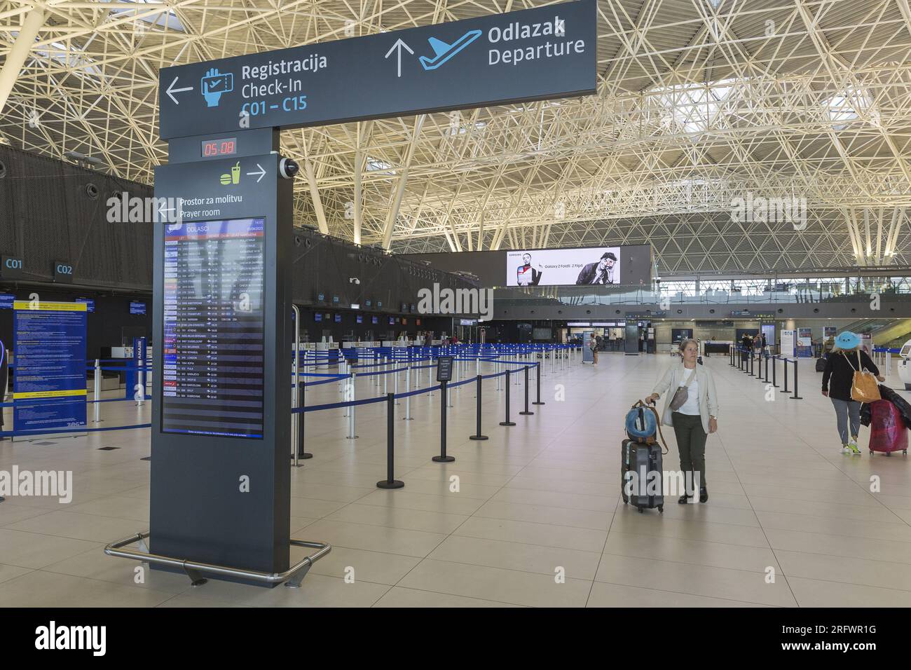 Zagreb airport Stock Photo
