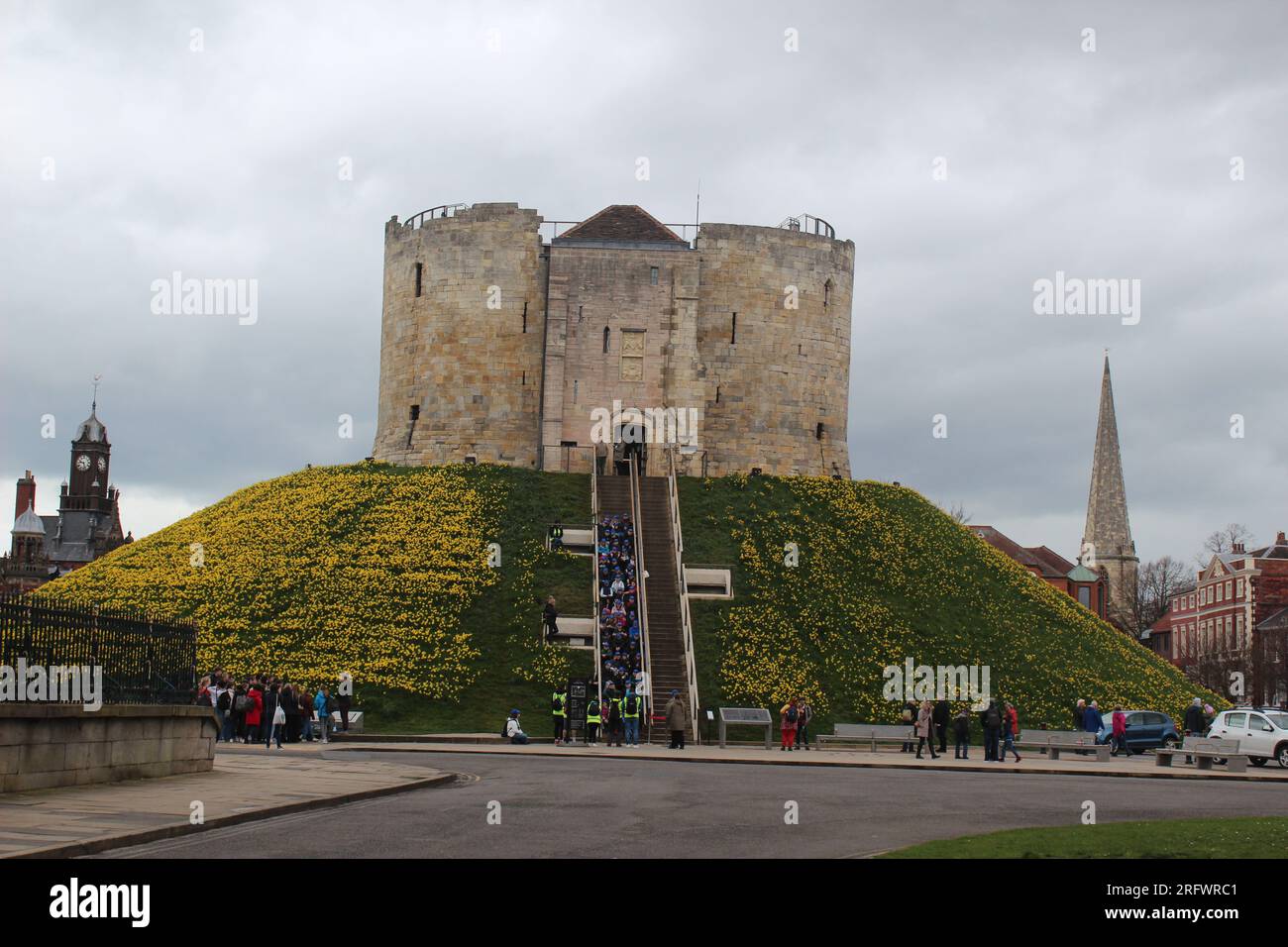 Cliffords Tower York Stock Photo