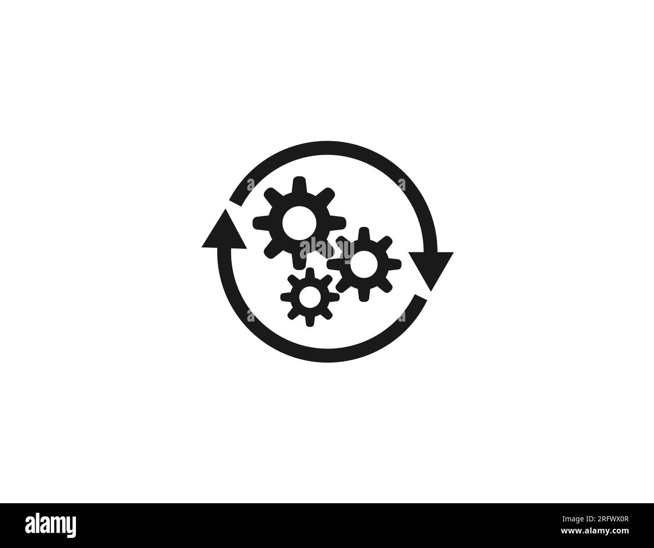 Automatism, process icon. Vector illustration Stock Vector Image & Art ...