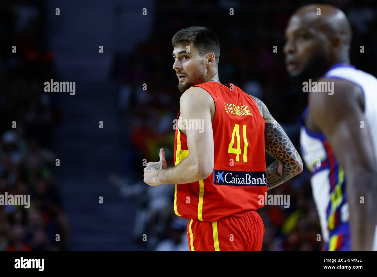 Spanish professional basketball player for the Denver Nuggets of the  National Basketball Association (NBA) Juan hernangomez, jumps to score at  the fir Stock Photo - Alamy