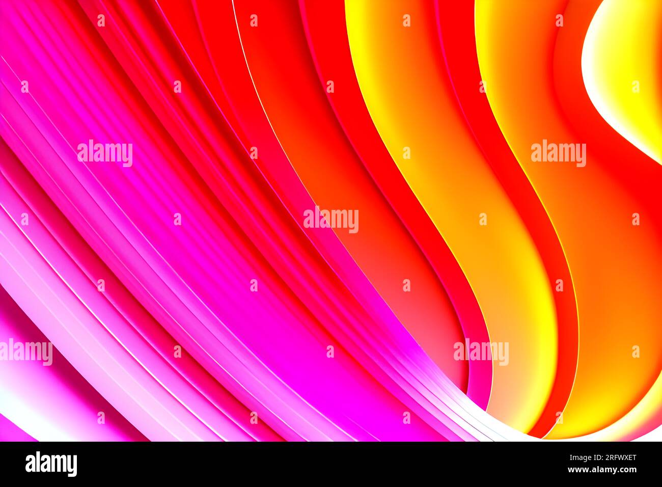 Set of Background form pink and orange colors tone. Background wallpaper of line and curve. Stock Vector