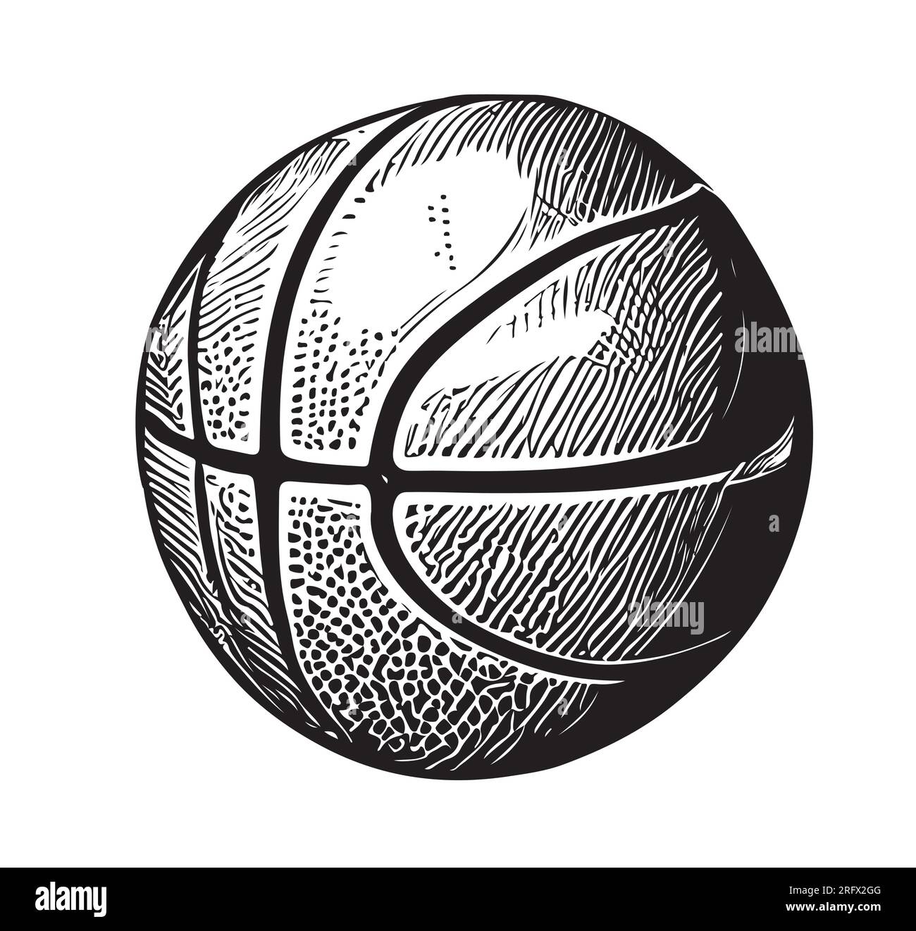 Basketball ball drawing
