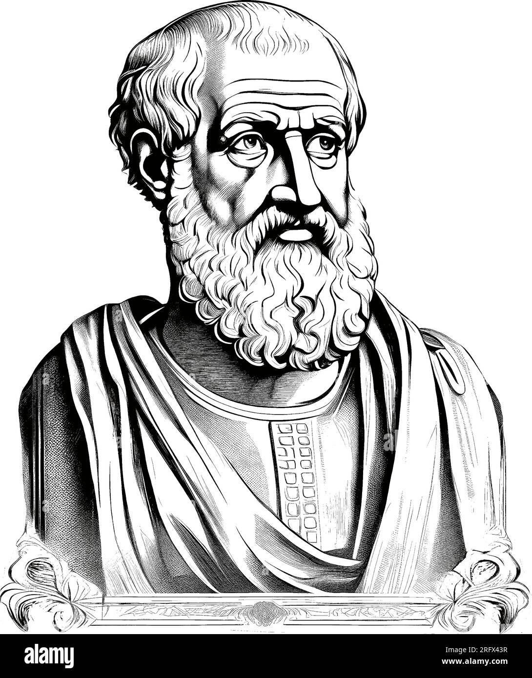 Famous ancient greek philosopher aristotle Stock Vector Images - Alamy