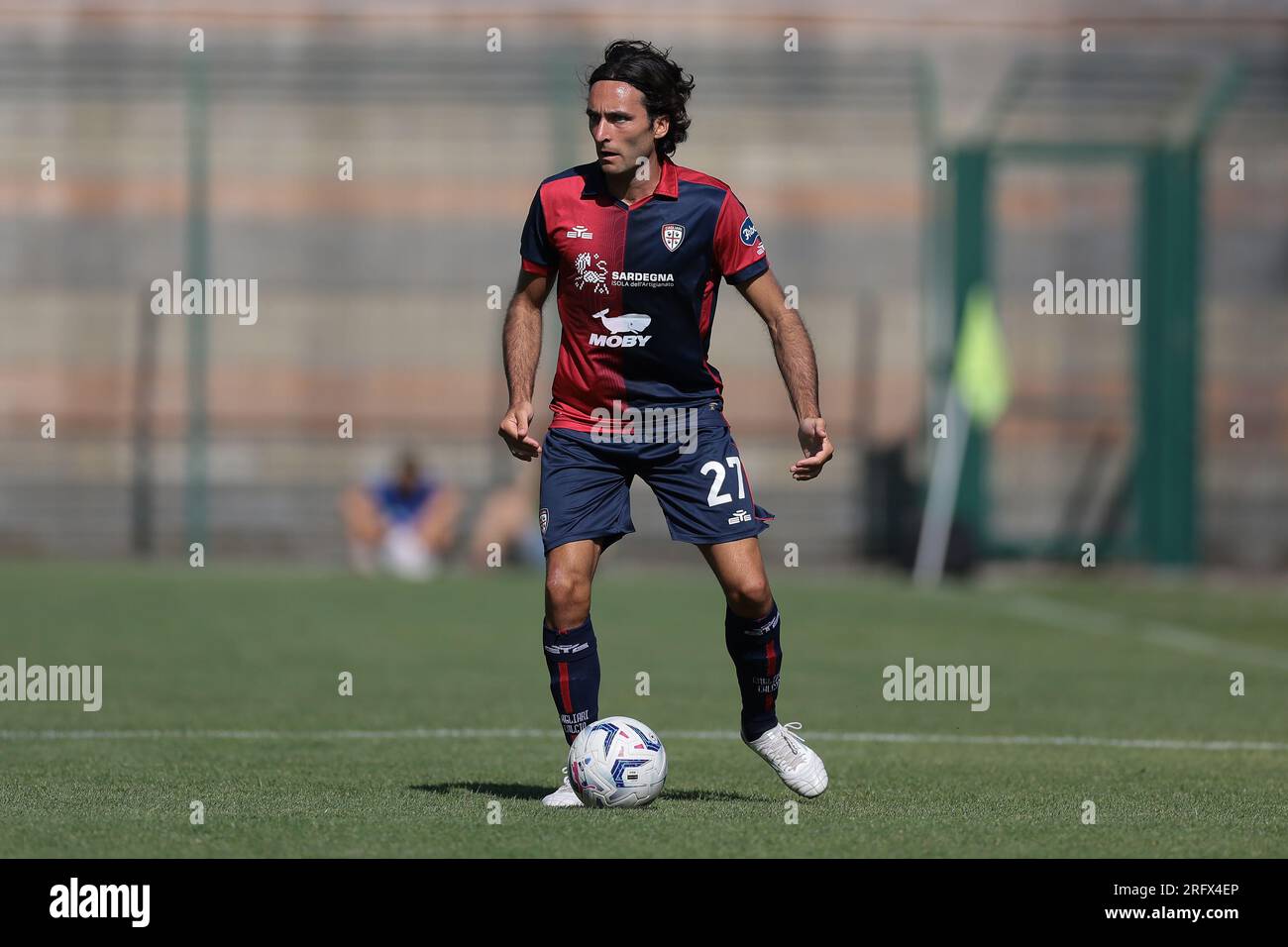 Chatillon, Italy, 2nd August 2023. Tommaso Augello of Cagliari during