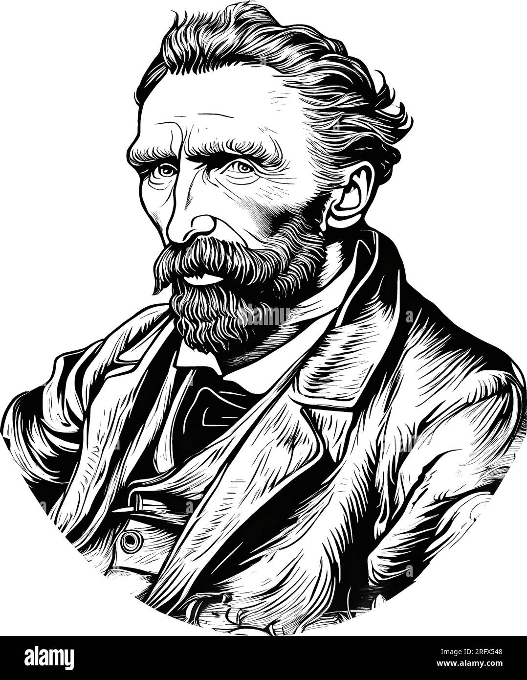 Vincent Willem van Gogh, Vincent van Gogh Stock Vector Image & Art - Alamy