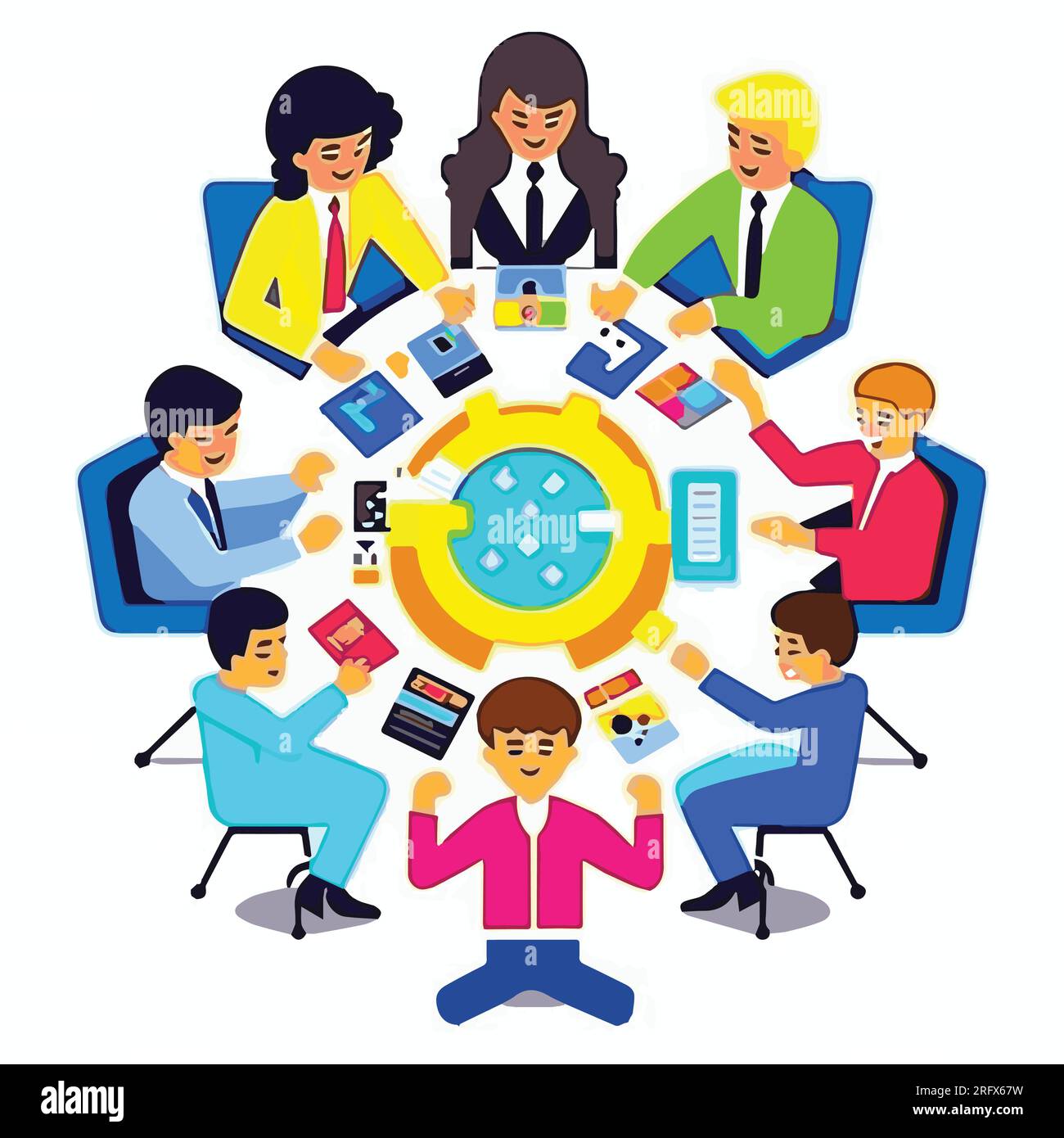 Bringing minds together in a meeting, where ideas spark and innovation