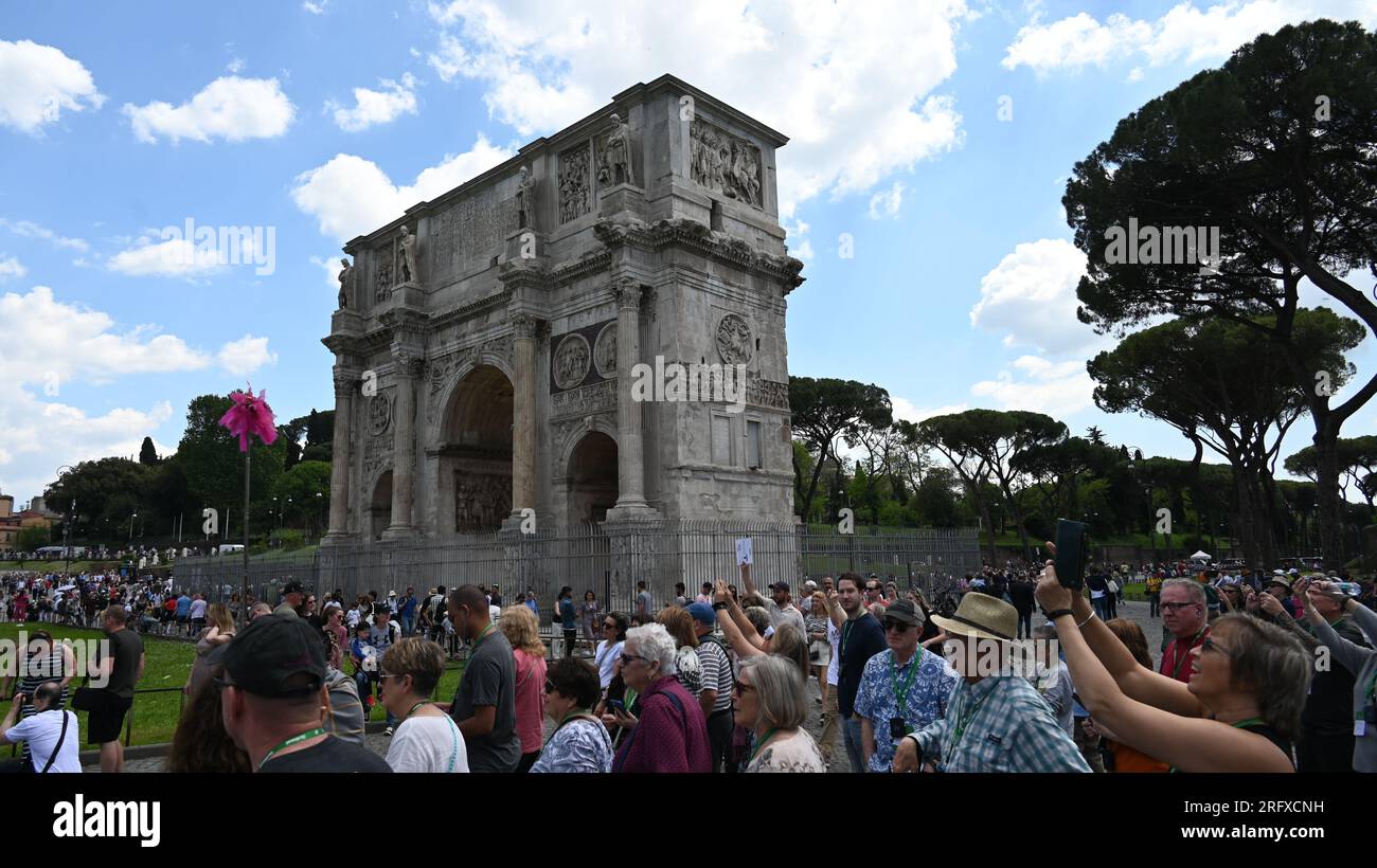 Arch of Constantine Stock Photo