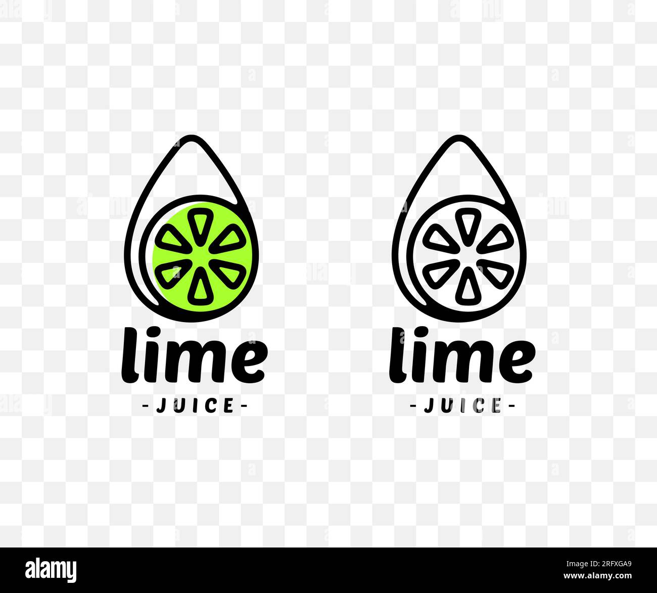 Lime, lime juice, lime in a drop, graphic design. Fruit and citrus