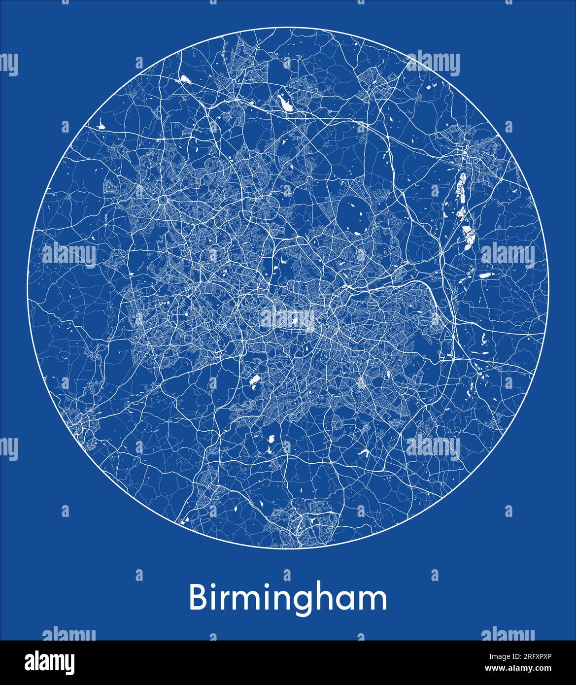 Map birmingham Stock Vector Images Alamy