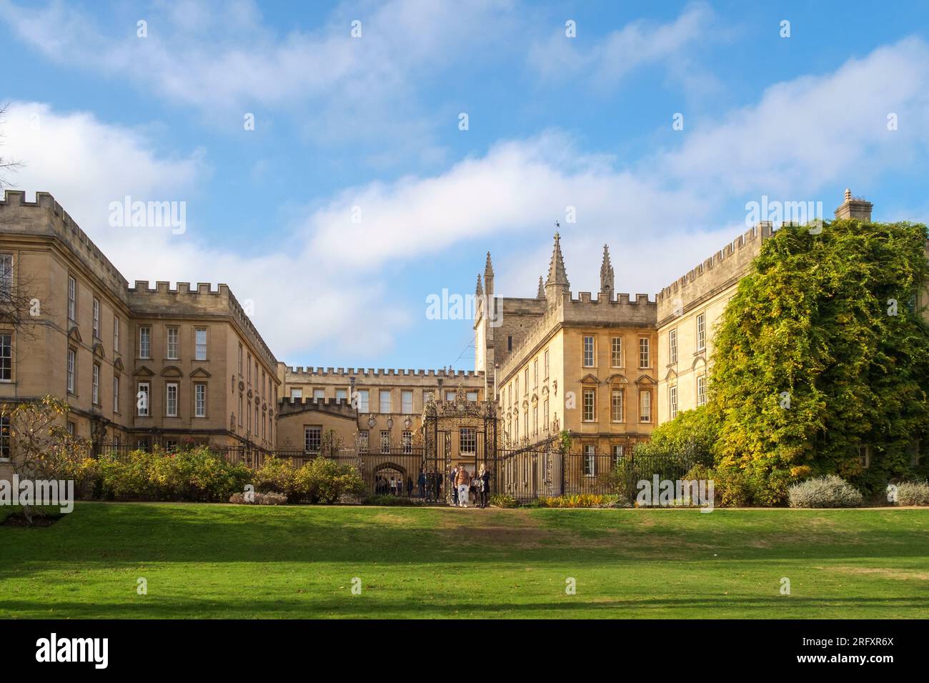 Oxford, United Kingdom- November 12th 2022: New College, Oxford University. Stock Photo