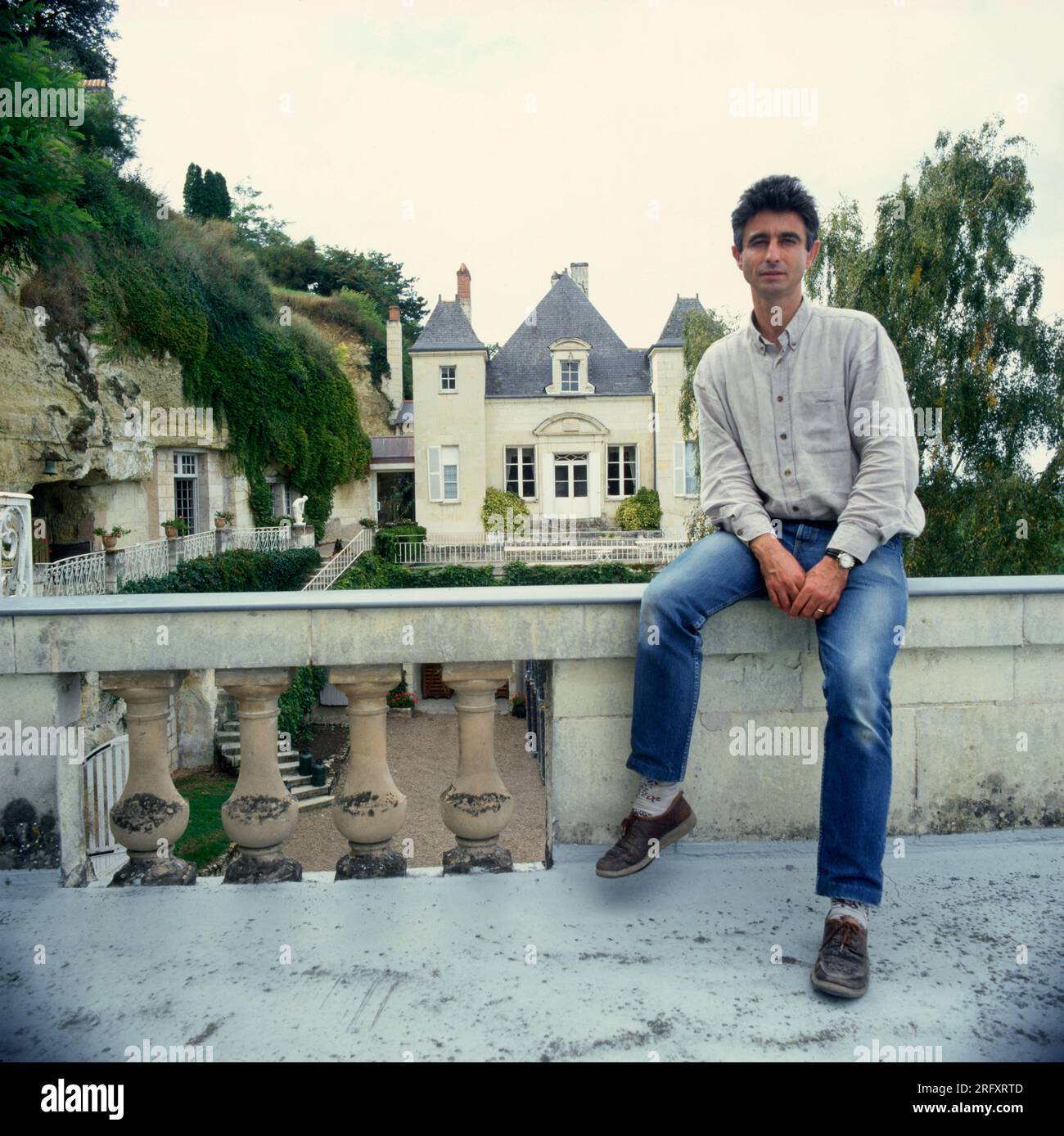 Edouard Pisani-Ferry at Chateau de Targe 1996 Stock Photo - Alamy