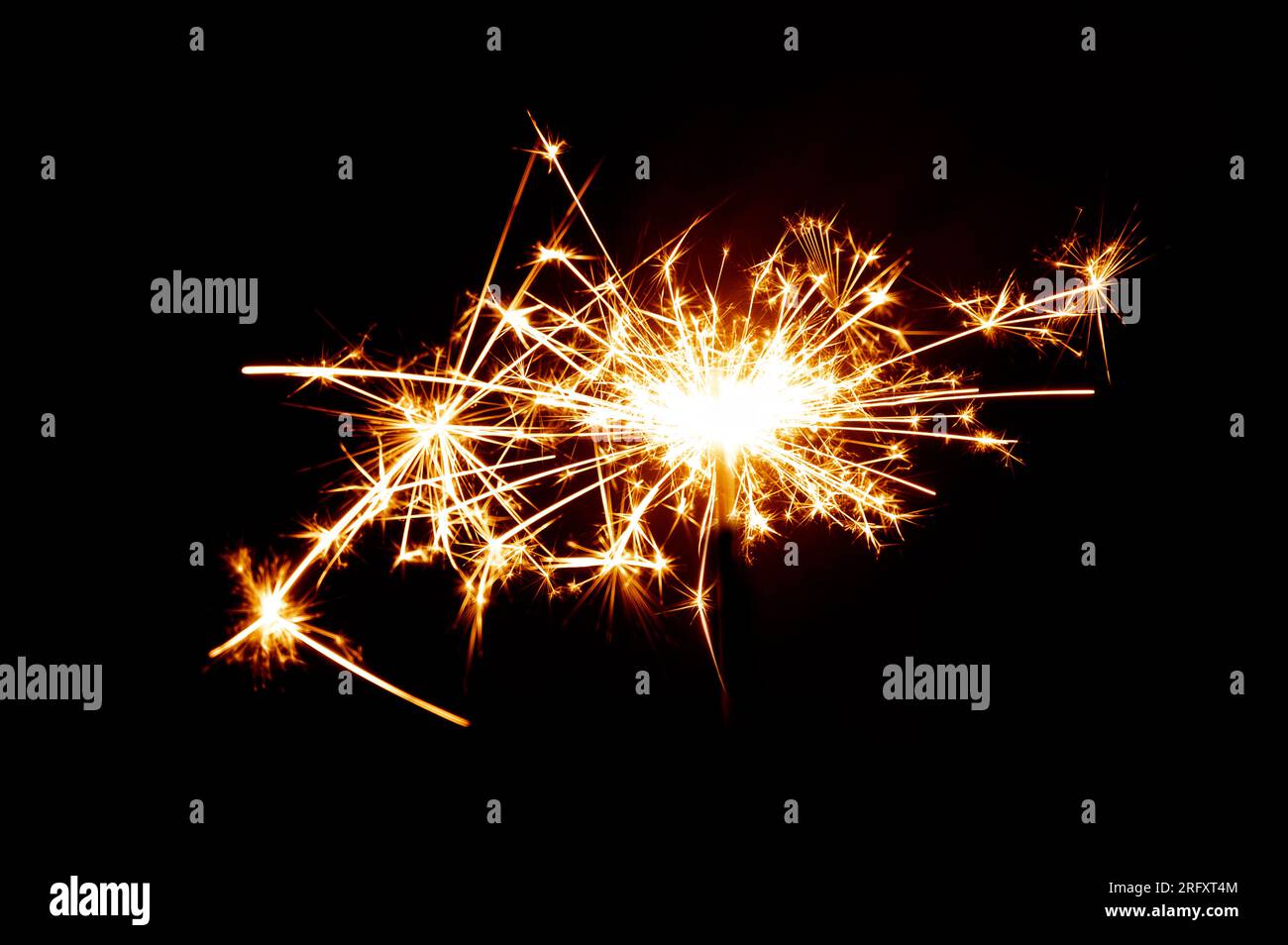 Fireworks, sparks, isolates on black background Stock Photo - Alamy