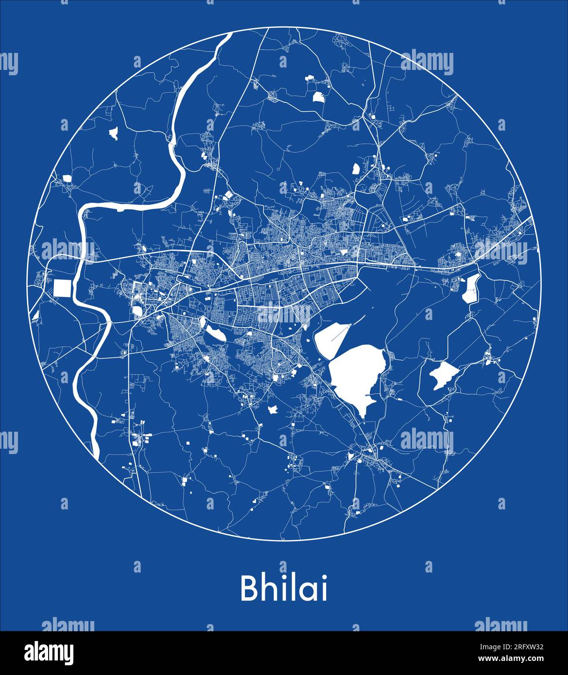 Bhilai map hires stock photography and images Alamy