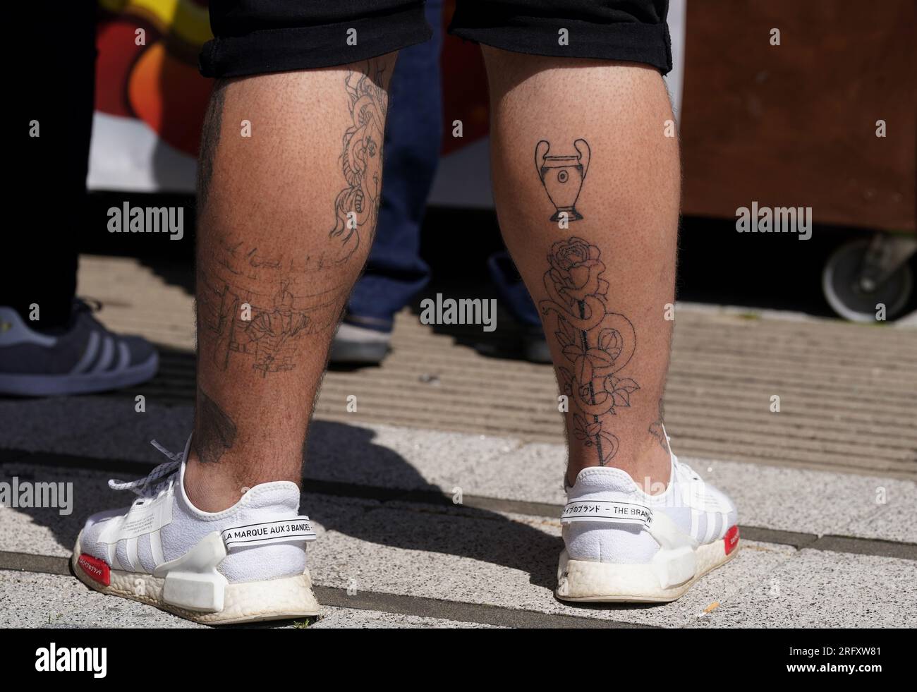 Soccer fan tattoo hi-res stock photography and images - Alamy