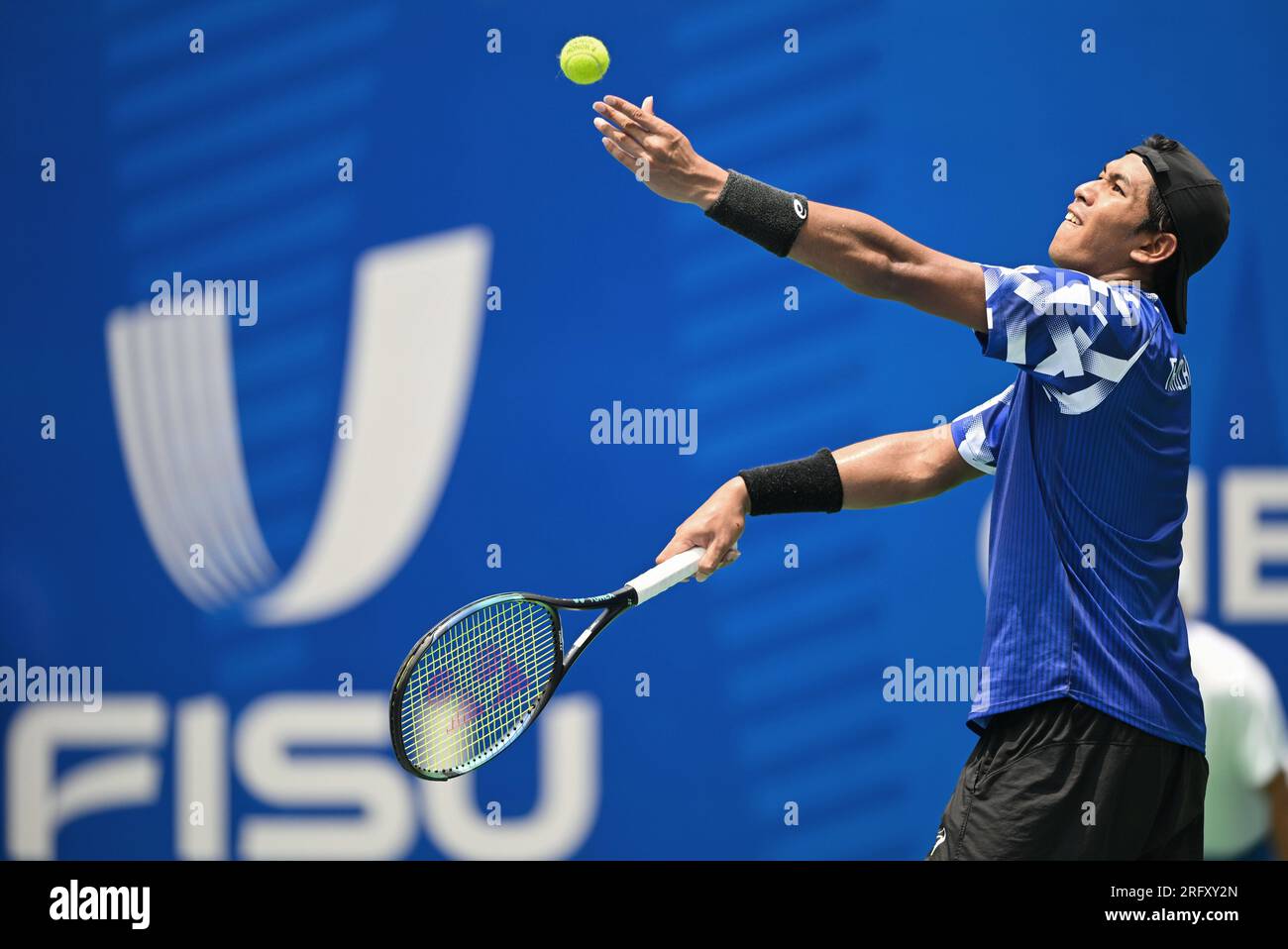 Chengdu, China's Sichuan Province. 6th Aug, 2023. Kasidit Samrej of