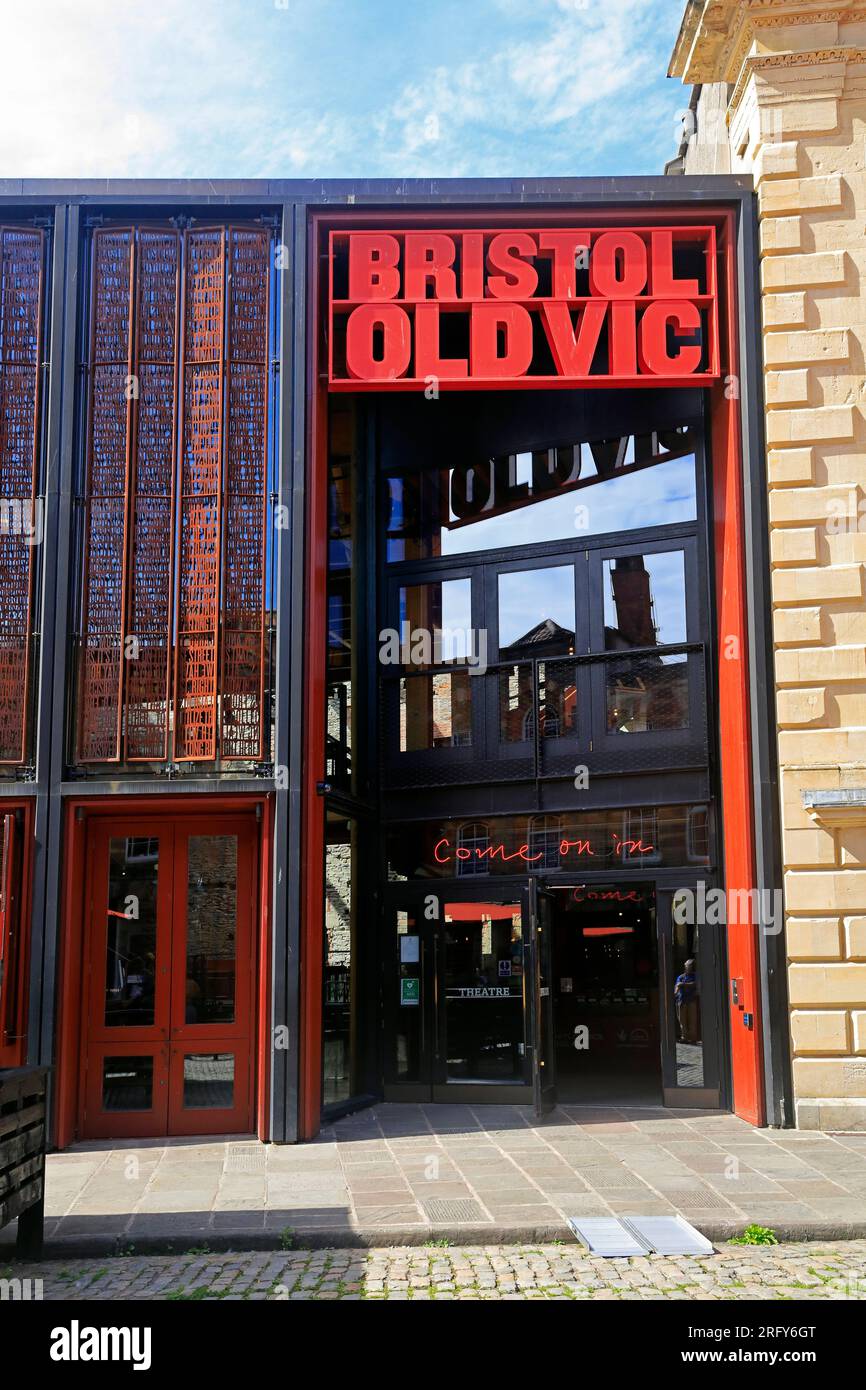 Bristol Old Vic - a British theatre company based at the Theatre Royal, Bristol. August 2023. Summer Stock Photo