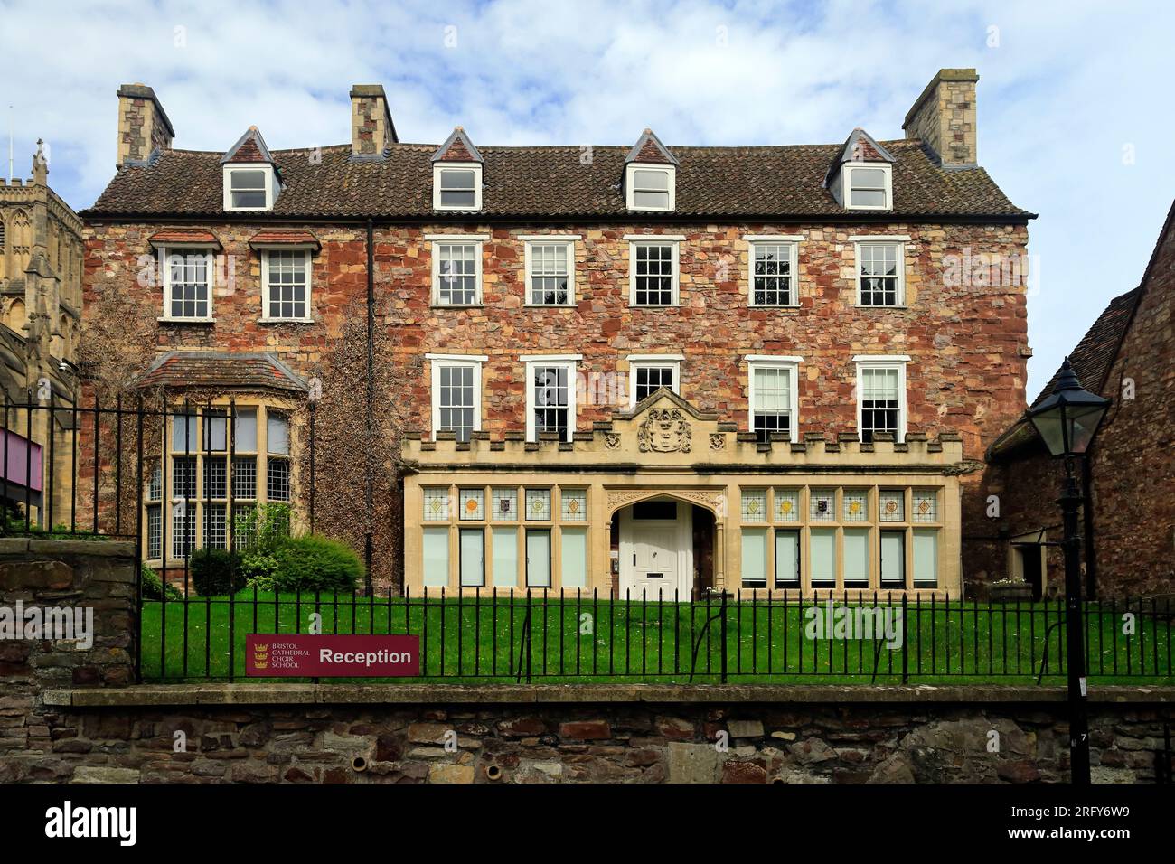 Bristol Cathedral Choir School entrance / reception. August 2023
