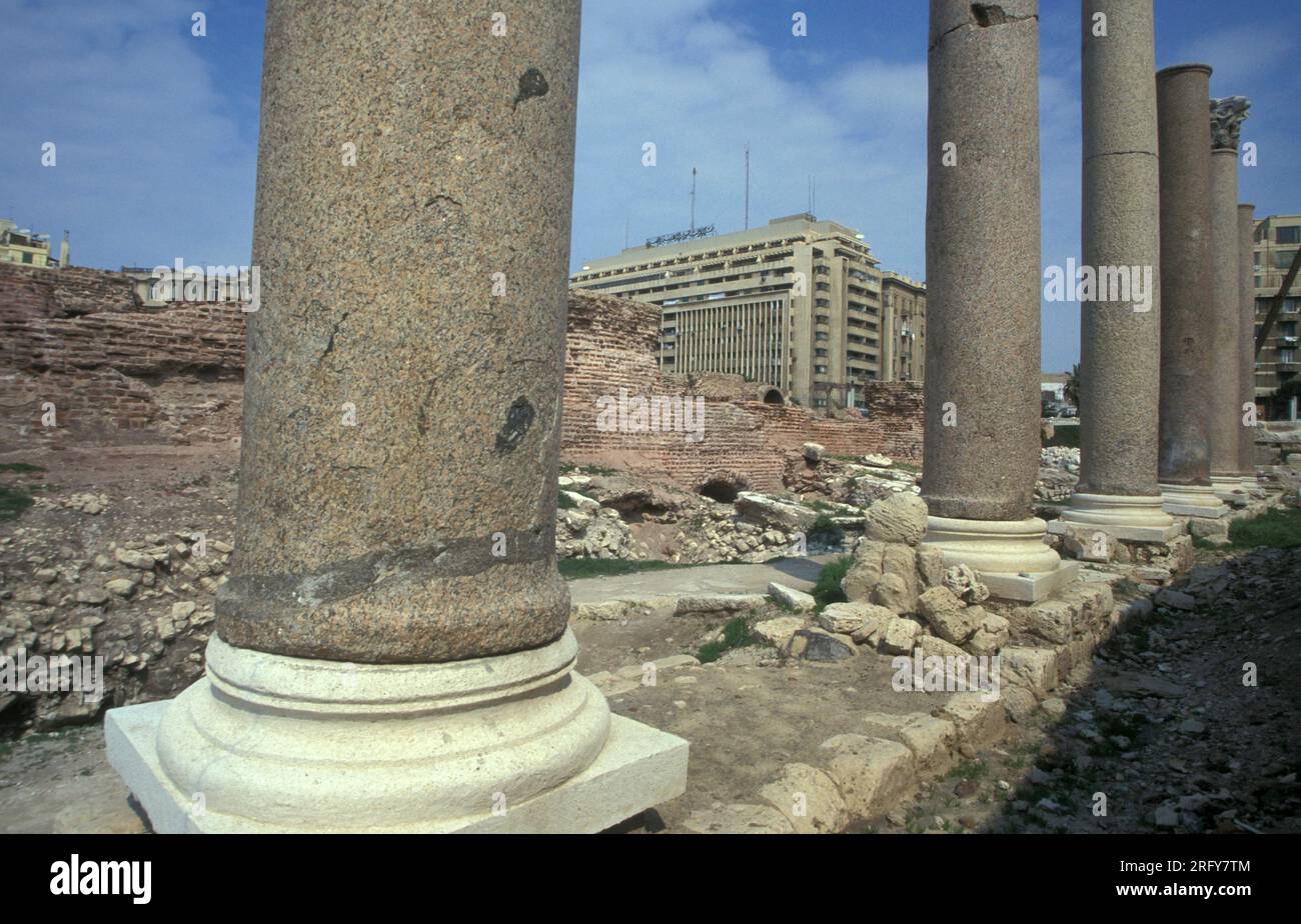the archaeological site at the Pompei Pillar Column Park in the City ...
