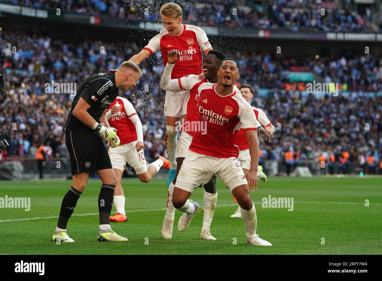 Left To Right Arsenal s Aaron Ramsdale Martin Odegaard Eddie Nketiah left-to-right-arsenal-s-aaron-ramsdale-martin-odegaard-eddie-nketiah