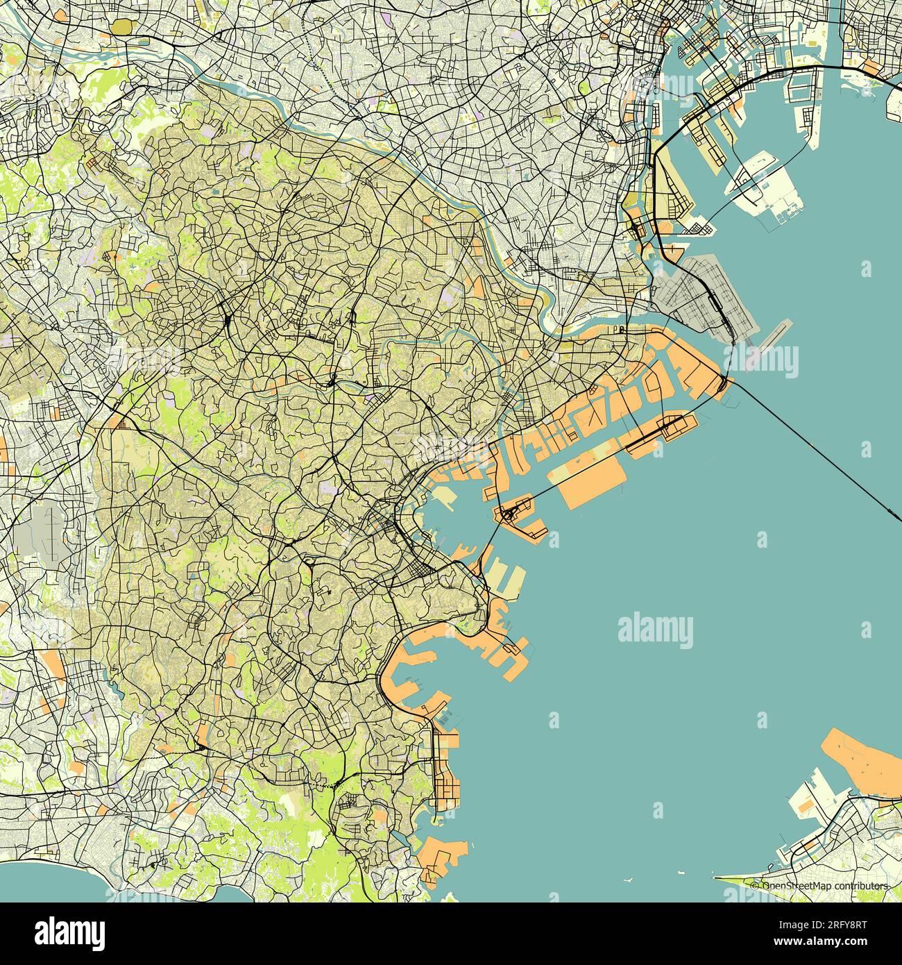 Map of yokohama hires stock photography and images Alamy