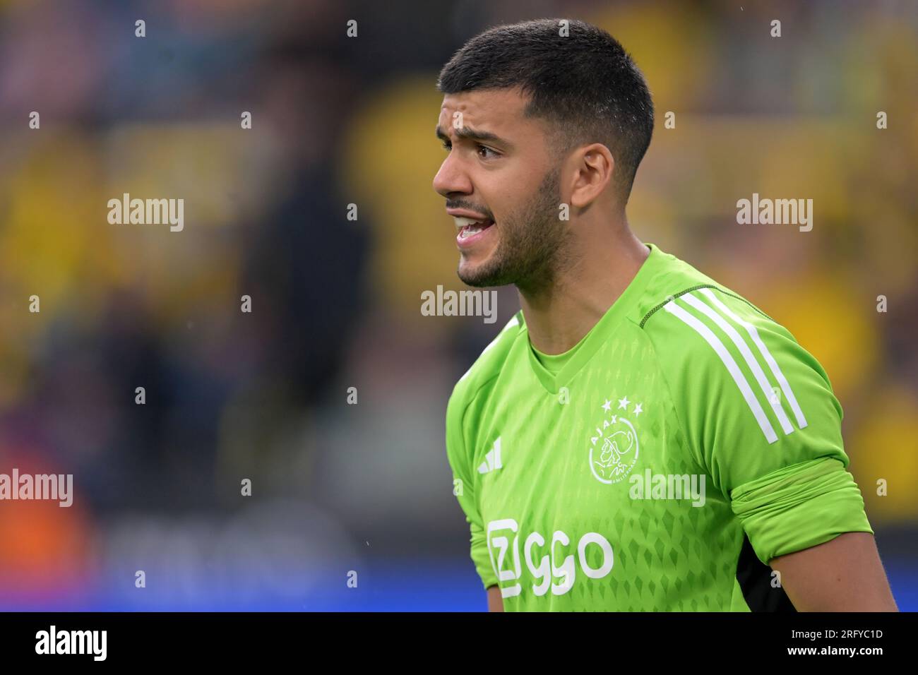 DORTMUND - Ajax goalkeeper Geronimo Rulli during the friendly match ...