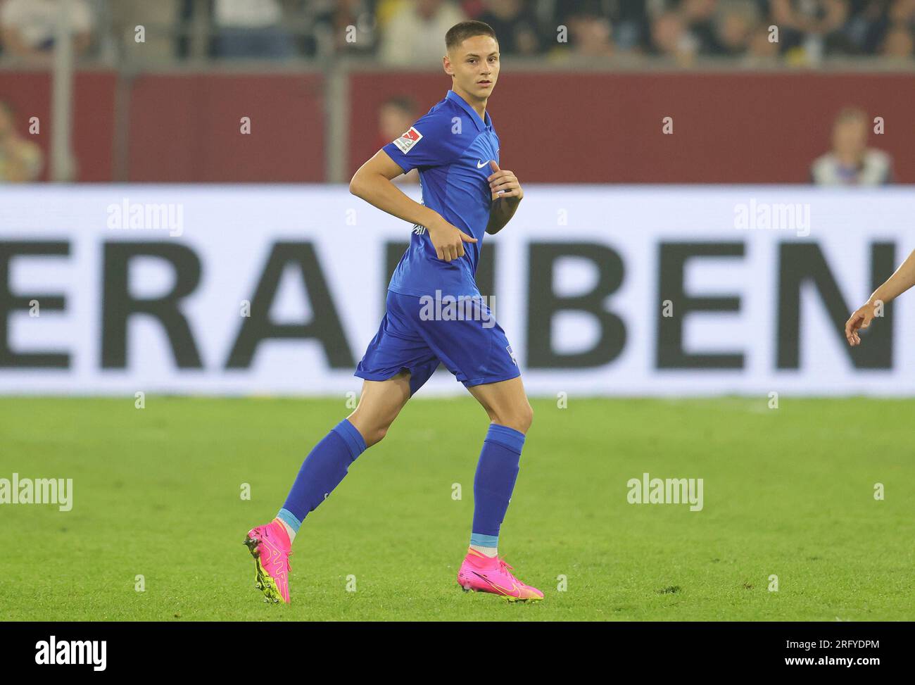 Berlin, Germany. 17th Apr, 2023. Soccer, Bundesliga, Hertha BSC, press  conference. Newly appointed head coach Pal Dardai speaks at a press  conference. Credit: Andreas Gora/dpa/Alamy Live News Stock Photo - Alamy