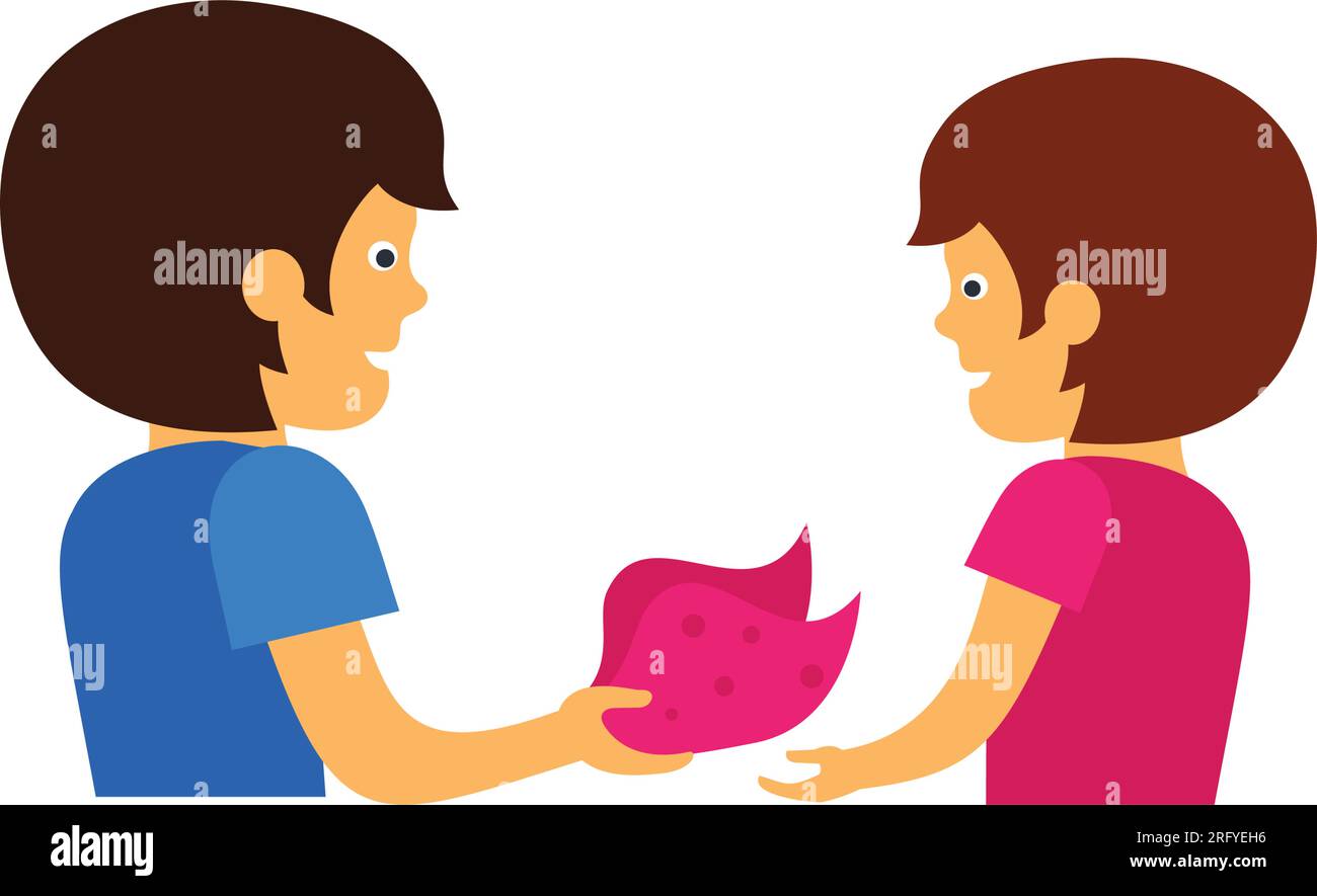 Offering their support Stock Vector Images - Alamy