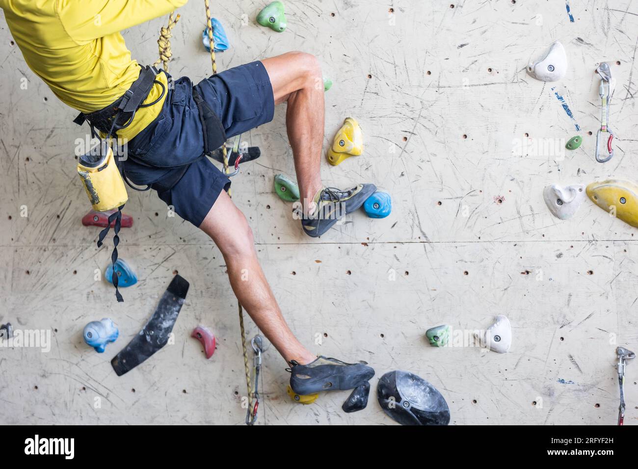 Indoor rock climb hi-res stock photography and images - Alamy