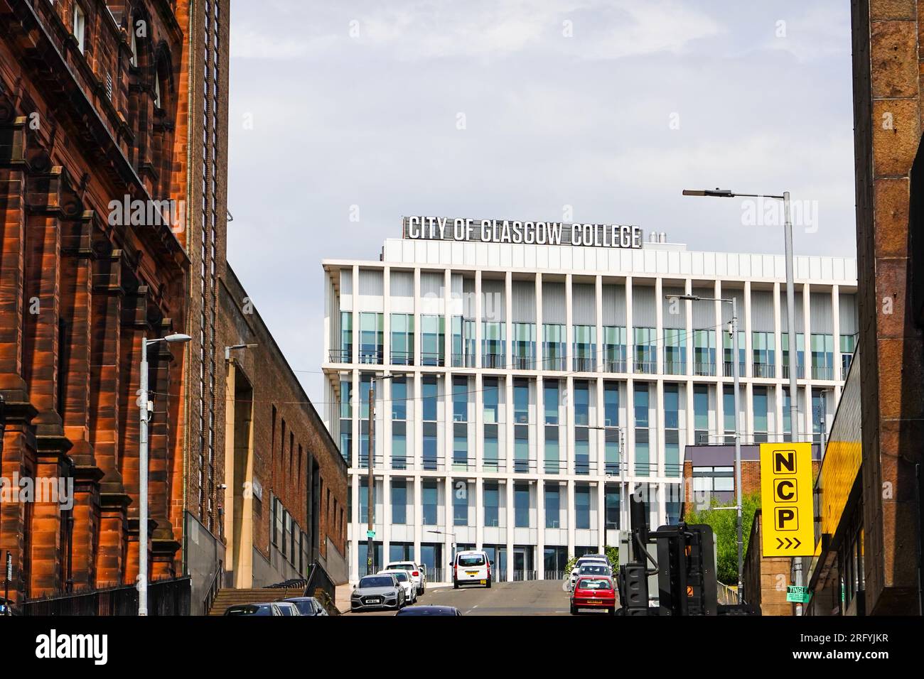 City of Glasgow College, located in the city center, Glasgow, Scotland, UK. Stock Photo