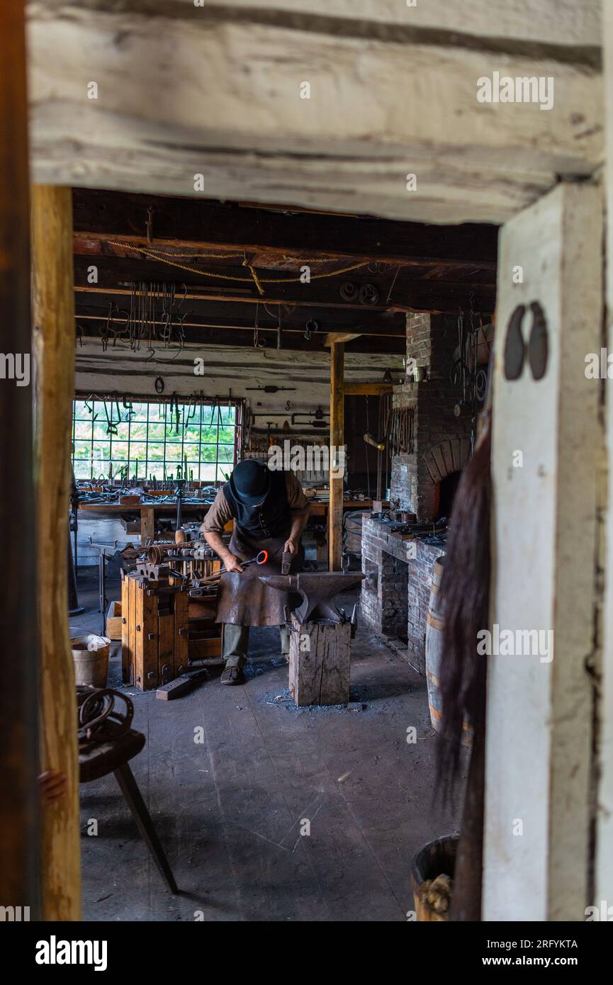 A blacksmith's most important function was to make tools - for himself ...