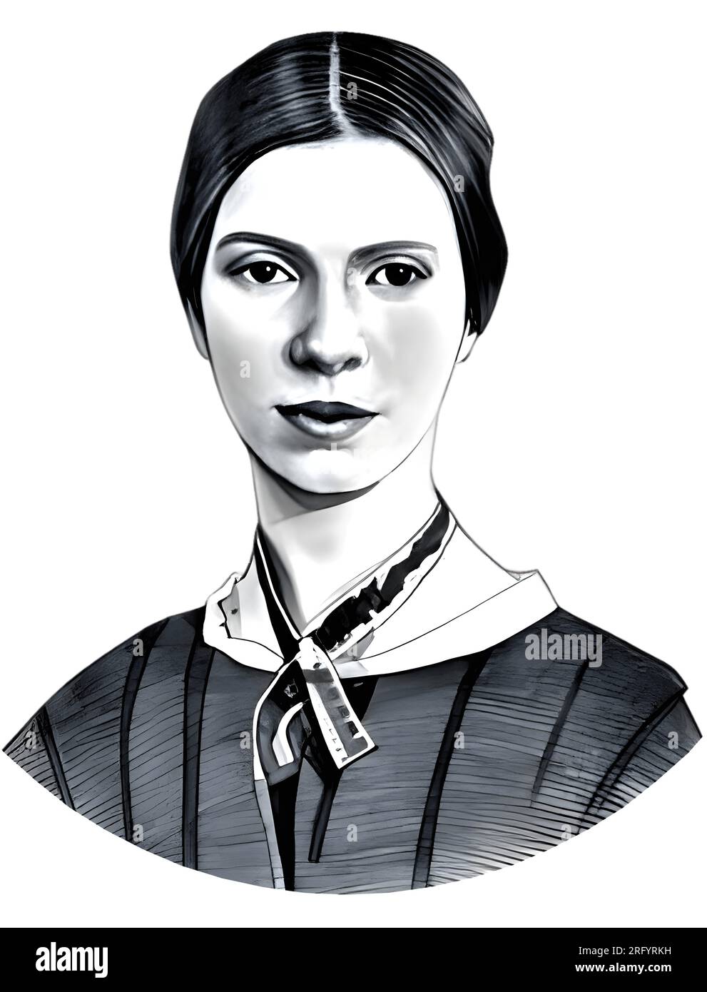 Emily Dickinson, Emily Elizabeth Dickinson Stock Vector Image & Art Alamy